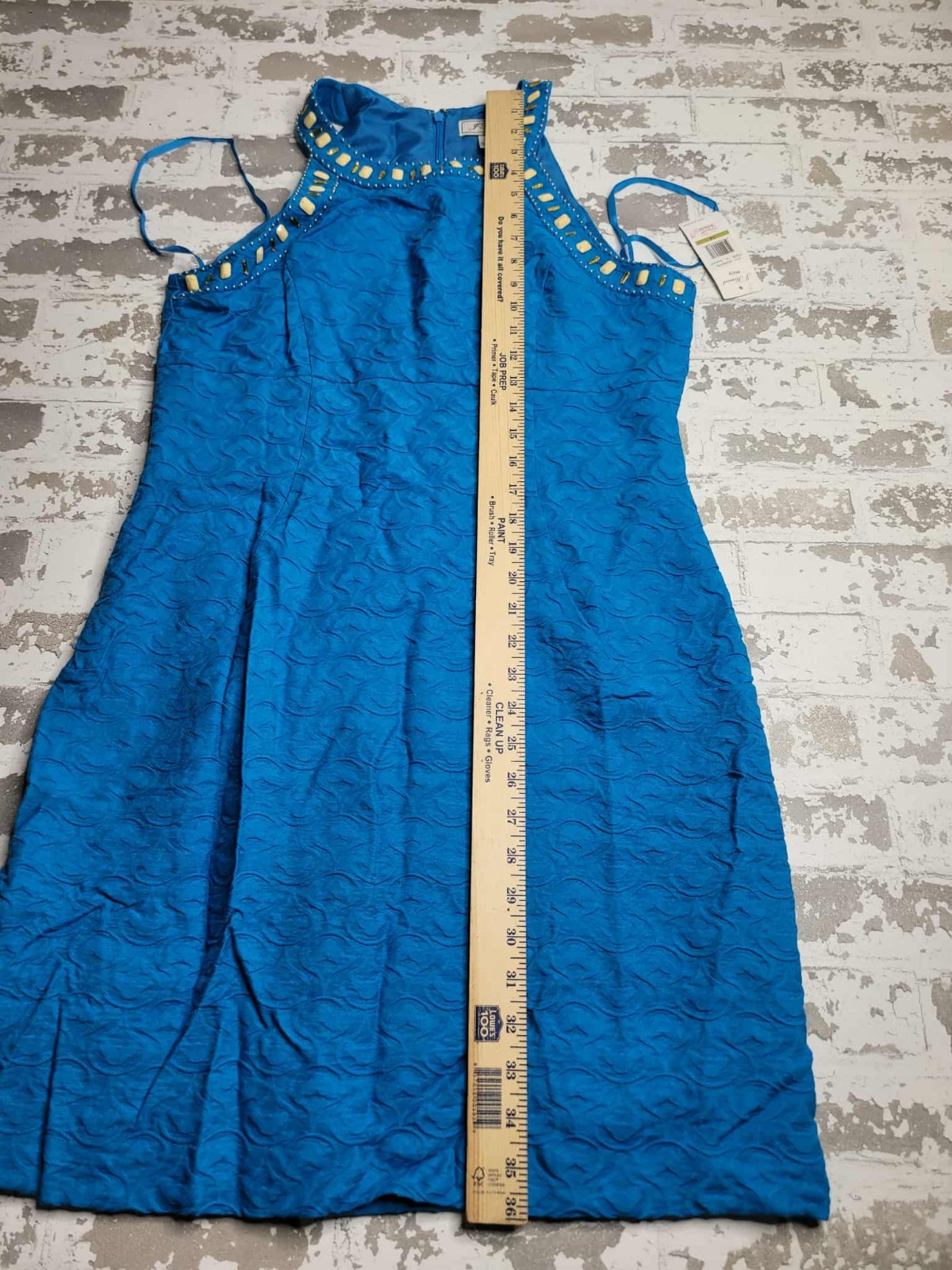 J Howard Missy Blue Dress Size 14 NWT