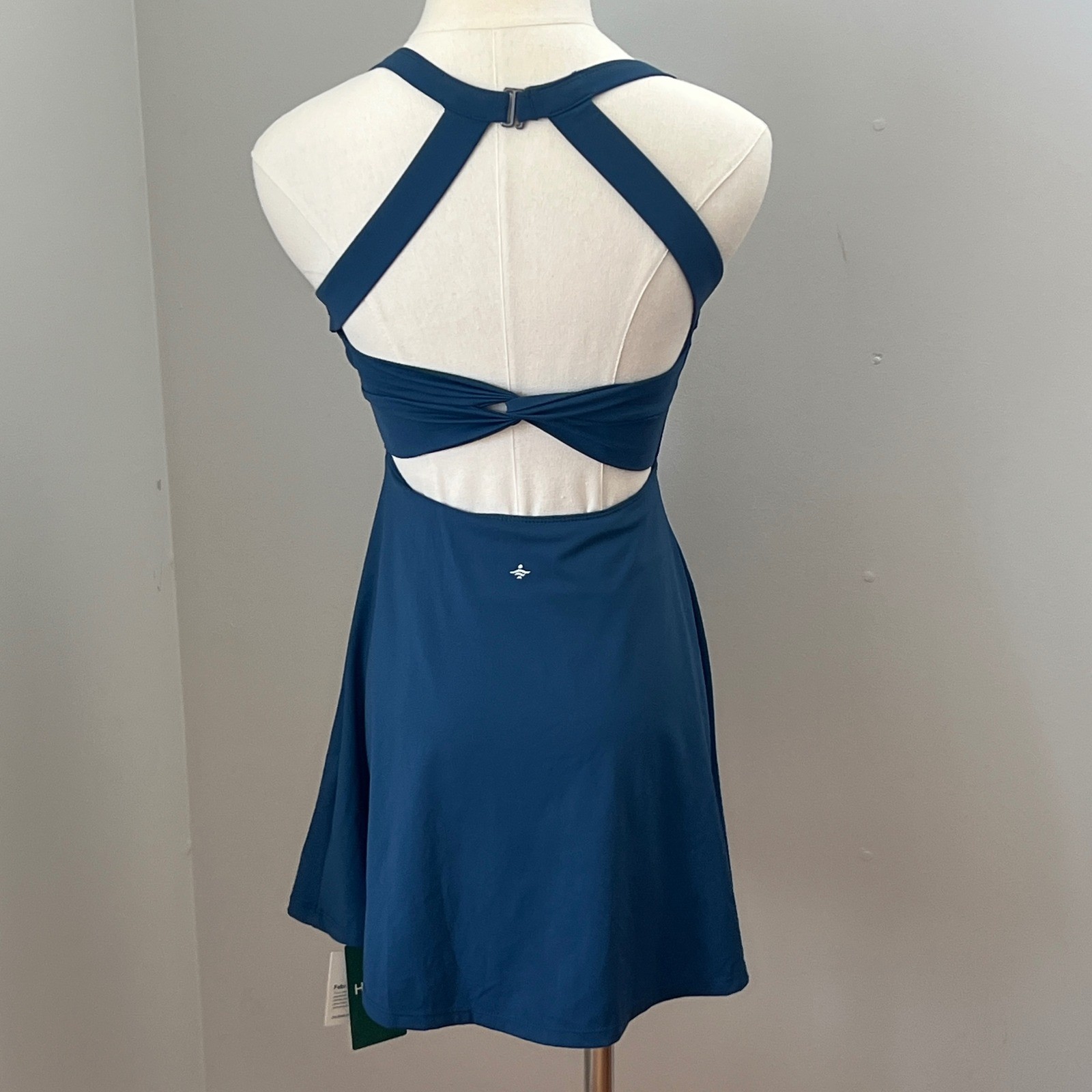 Halara SoftlyZero Airy Backless Twisted InstantCool Active Dress Easy Peezy
