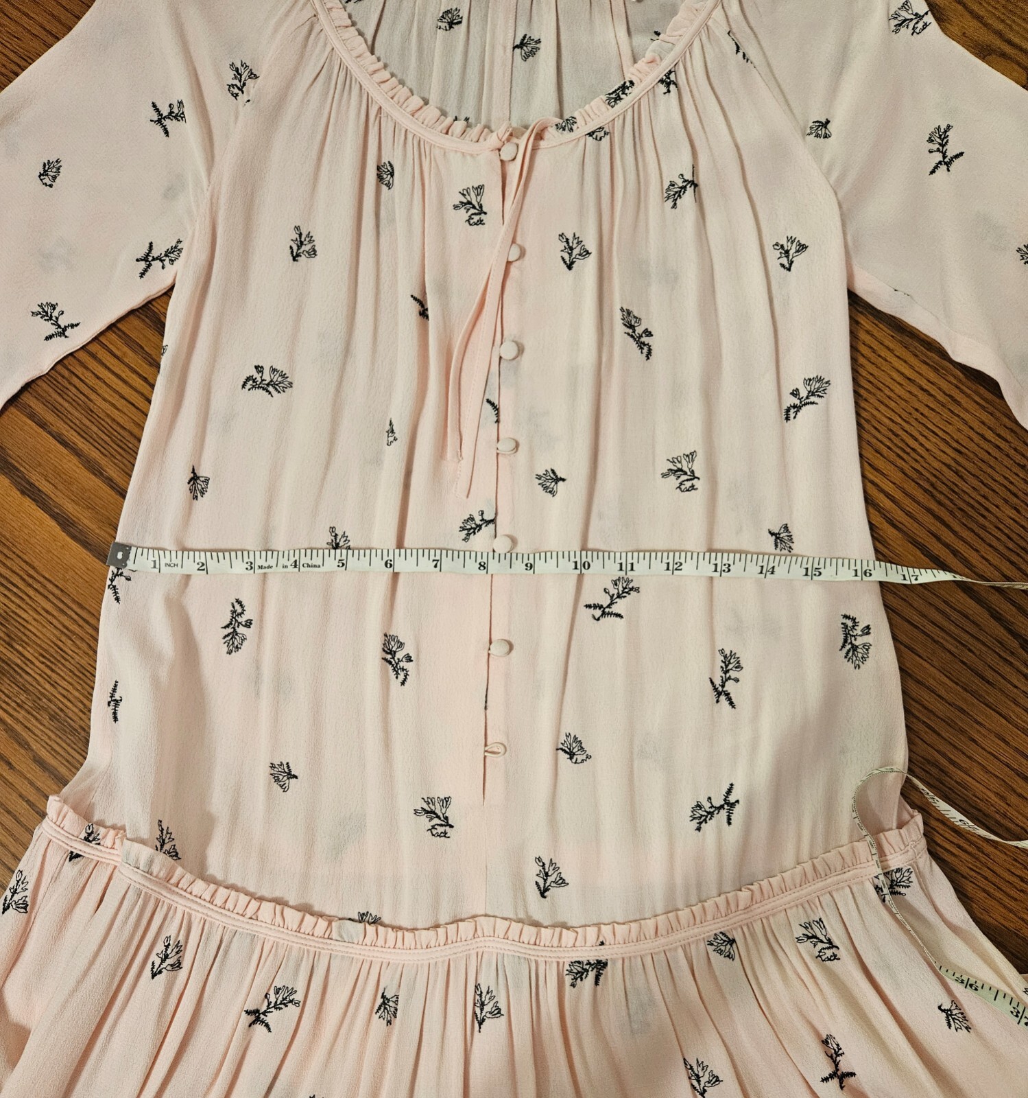 Patrizia Pepe Maxi Dress Abito Lungo Size 44 Embroidered Bohemian Beauty Pink