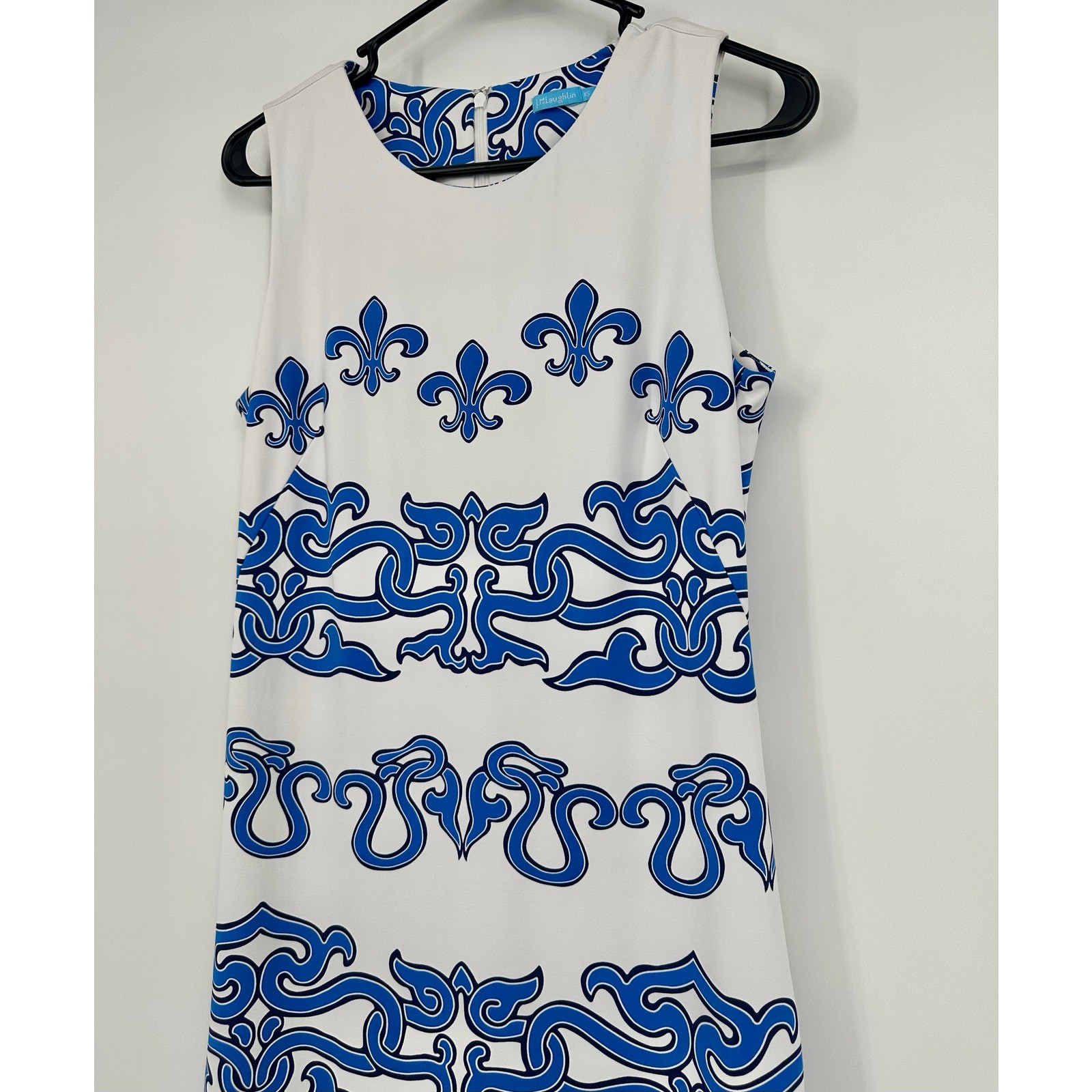 J. McLaughlin Sophia Byzantium Fleur De Lis Dress