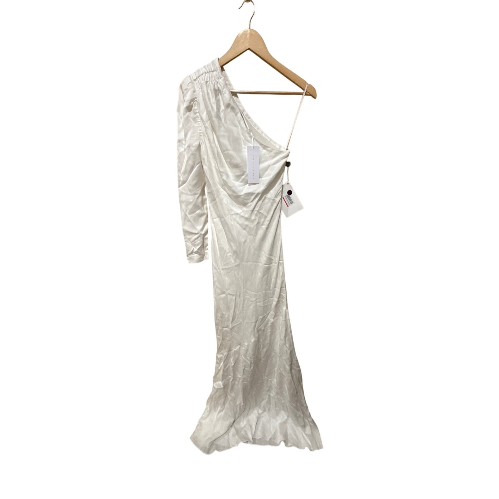 Rebecca Vallance Asymmetrical Blume One- One-shoulder Crepe Gown Dress Size 10