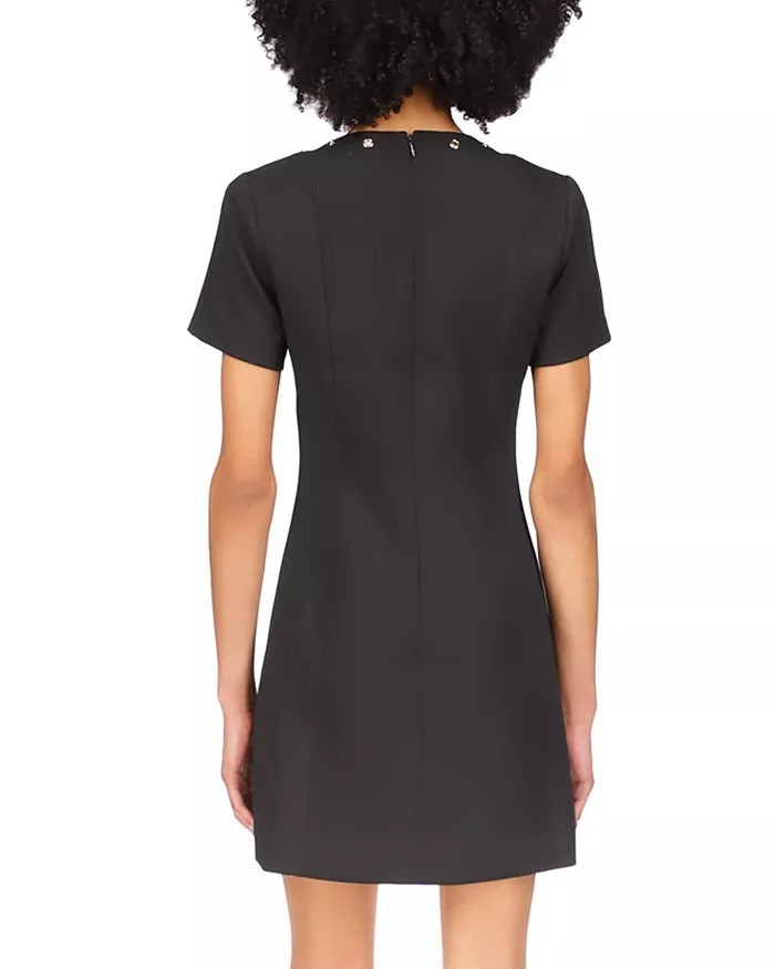 MICHAEL Michael Kors Womens Lace Up Mod Dress Size 6 Black