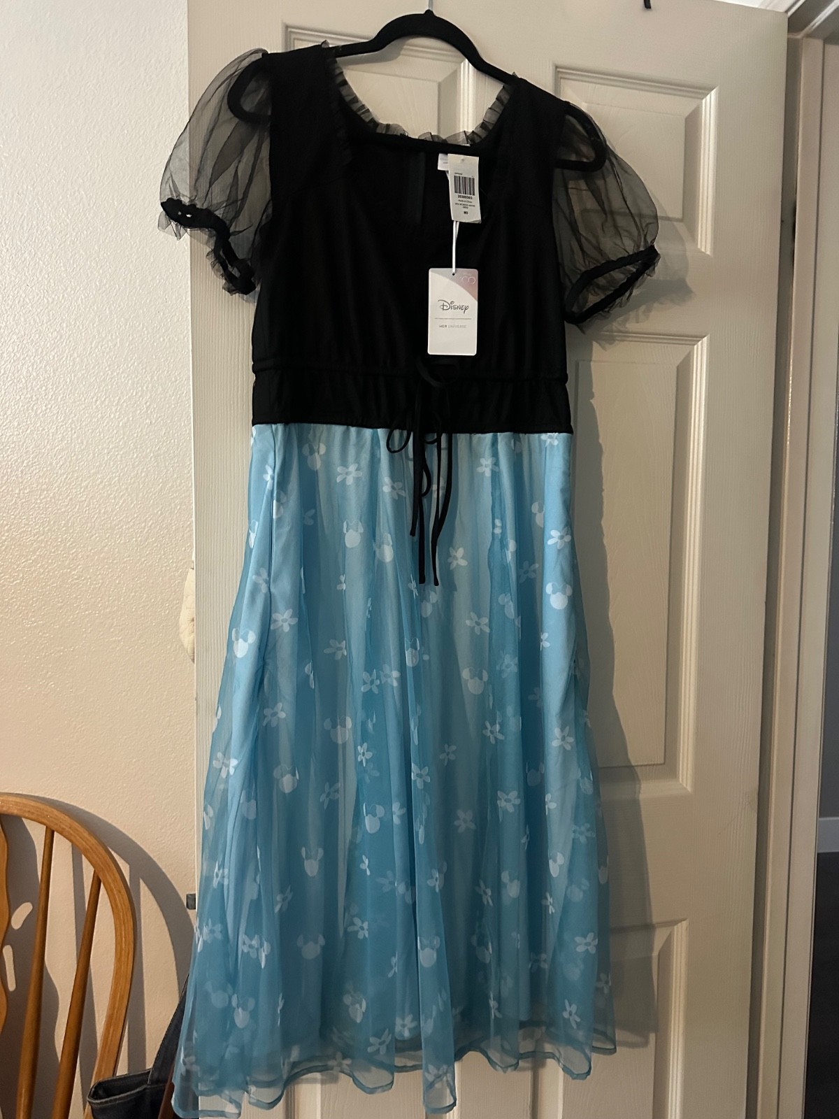 NEW Her Universe Disney Minnie Mouse Sweetheart Dress Size M Medium Black Blue