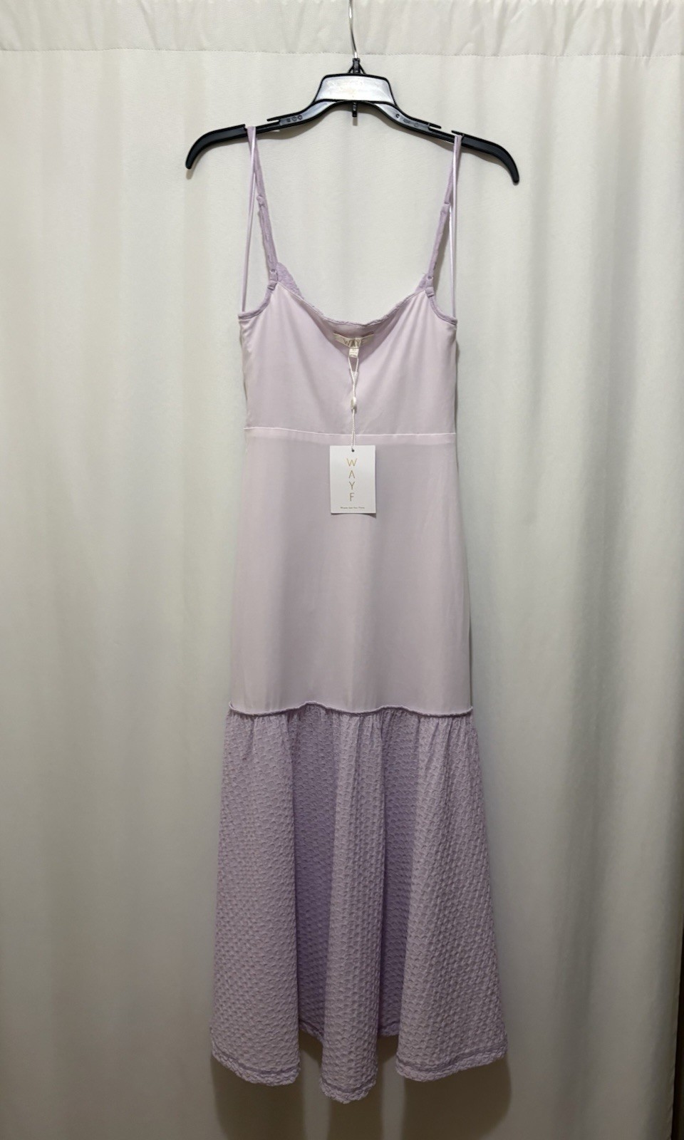 Wayf Iris Ruffle Hem Dress Fitted Size XS