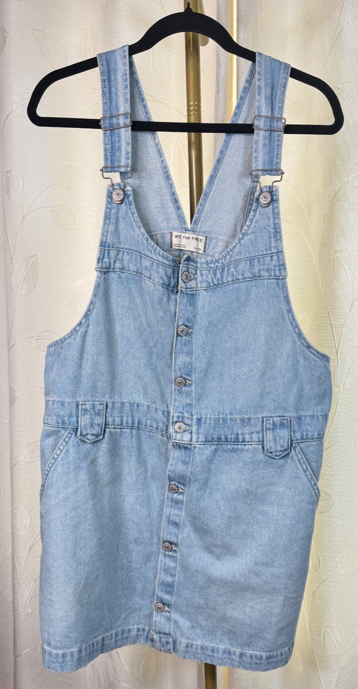 NWT Free People Denim Skirtall Size XL, MSRP $98
