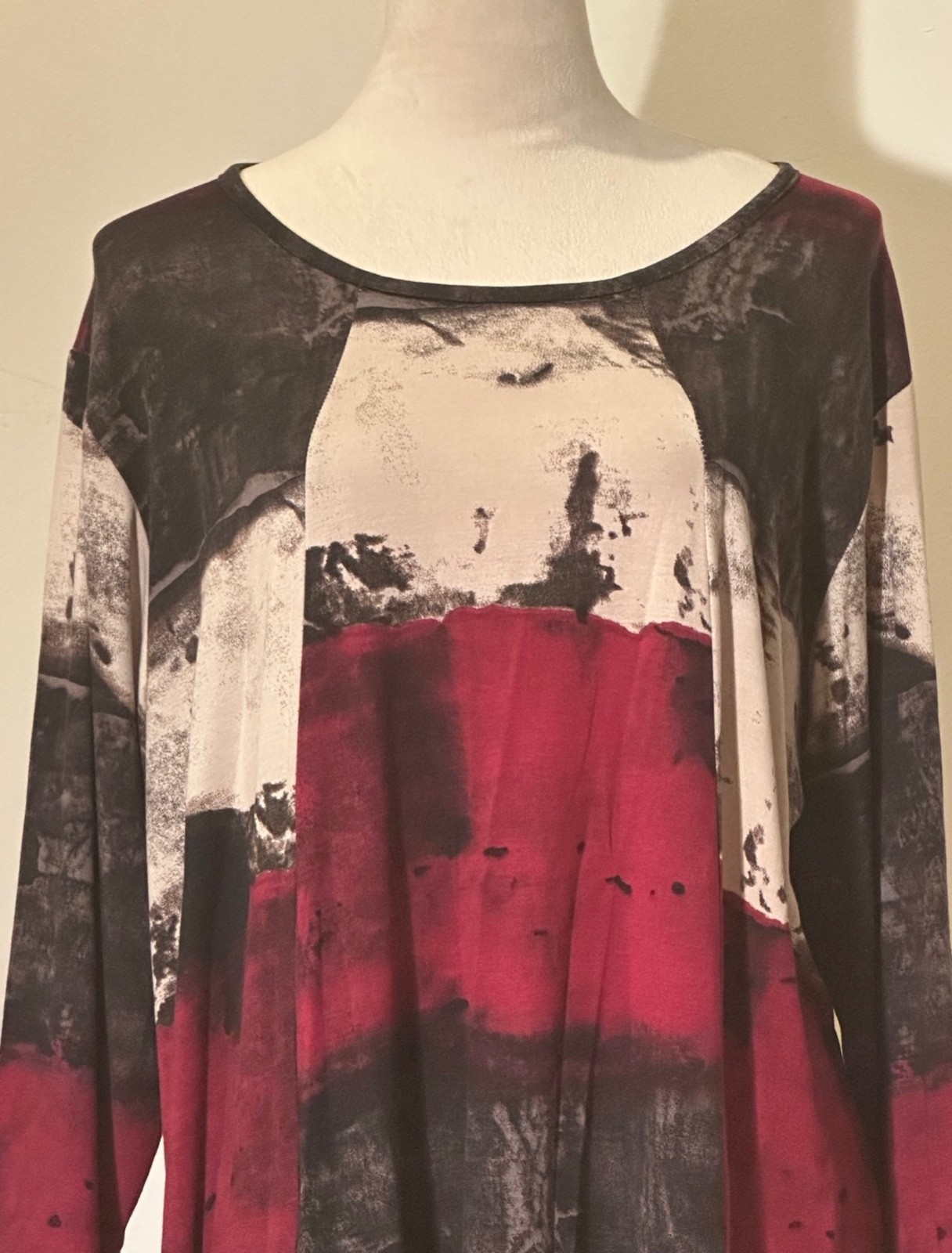 TRANSPARENTE Black Label Tunic/Top/Short Dress 95% Viscose 5% Elastane GERMANY