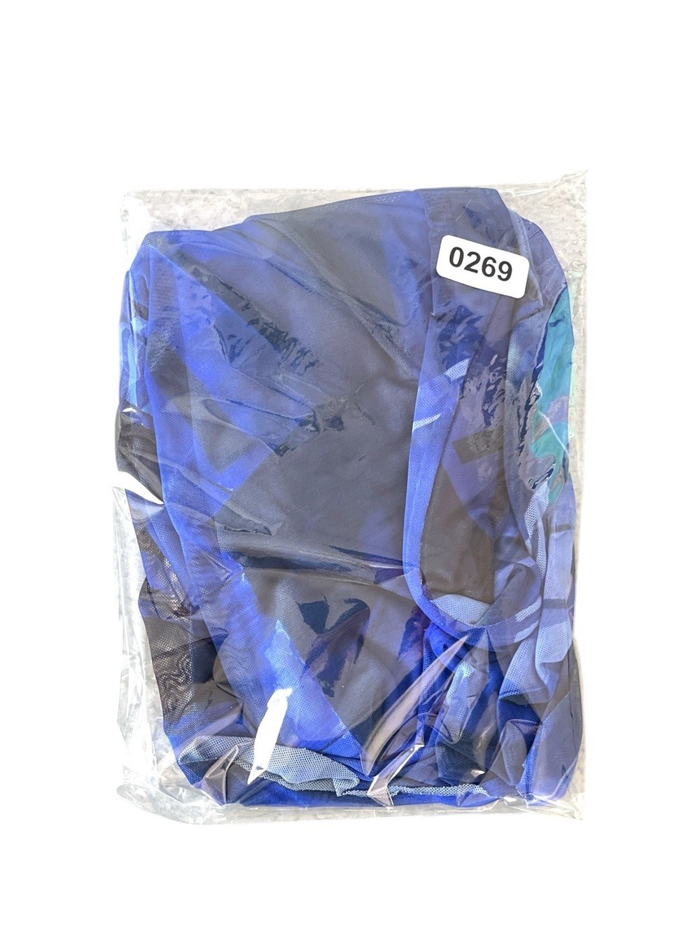 NWT Desigual Draped Mini Length Blue Arty Fitted Dress Size Small