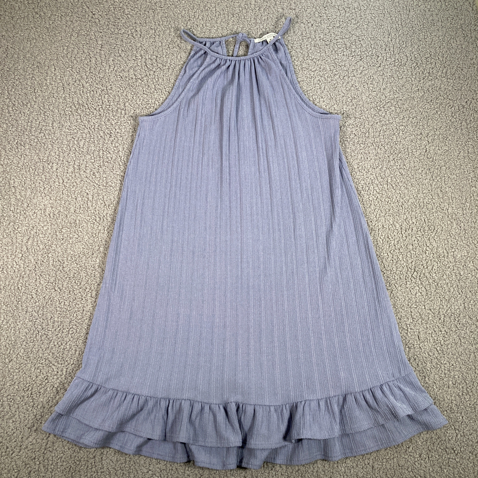 Anthropologie Green Envelope Beach Dress Womens Medium Blue Stretch
