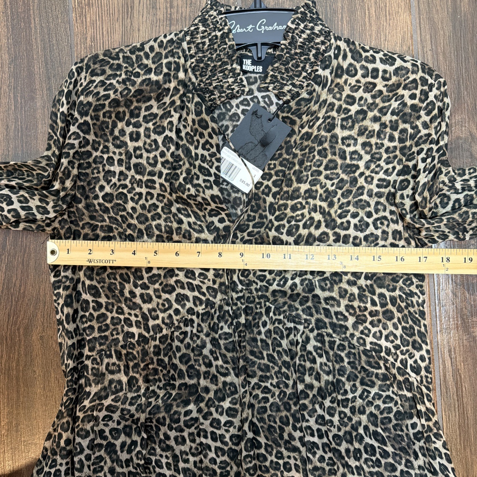 The Kooples Women’s Classic leopard Print Designer Maxi Dress Size 1 Us size S