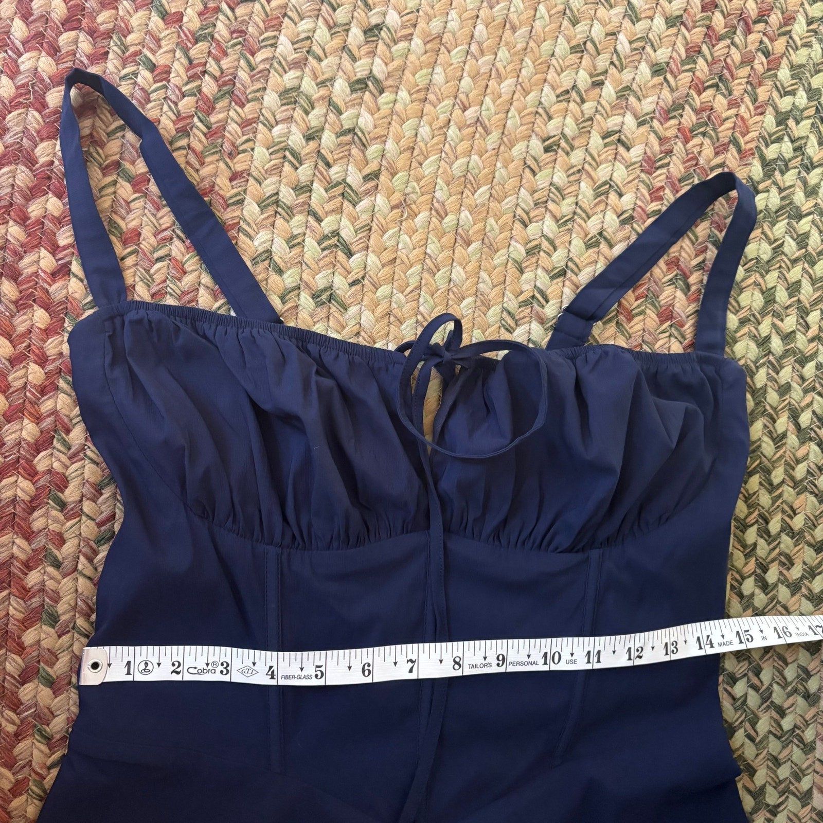 NWT GLNEGE Women’s Summer Corset Mini Dress Milkmaid Size XL Cottagecore