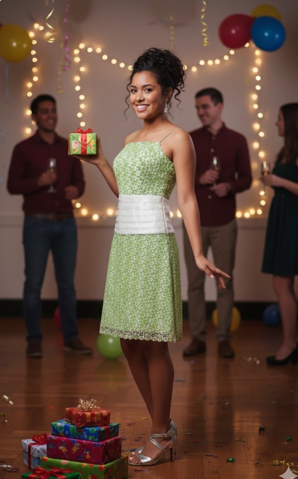 Eyelet Sleeveless Secretary Pencil Dress Size S Madmen Vibes Beltable Lime
