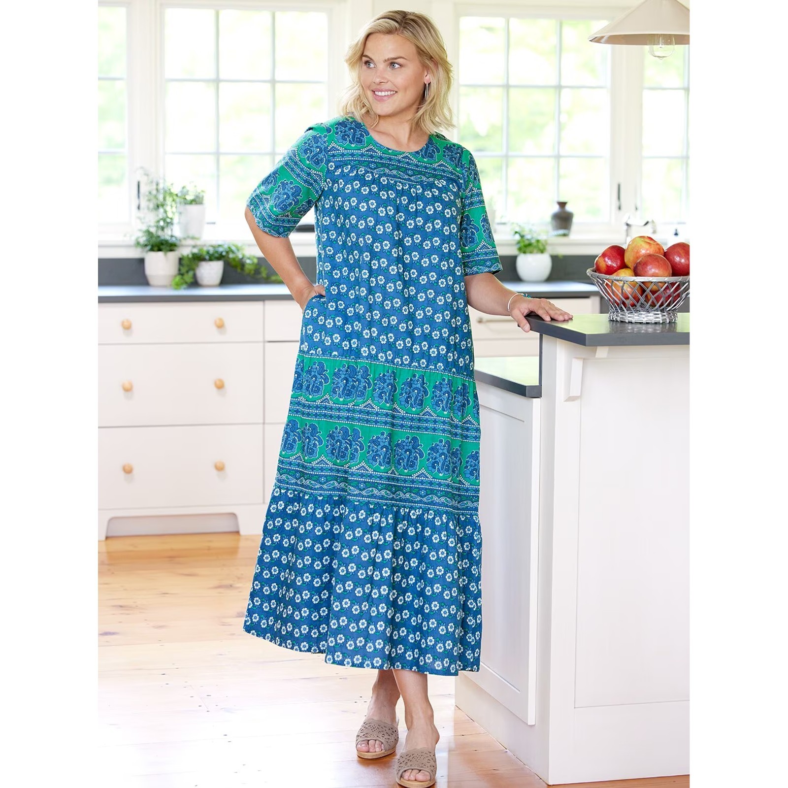 Ankle-Length Cotton Muumuu