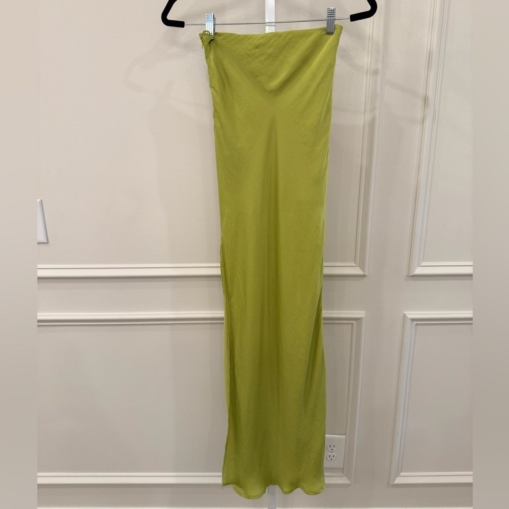 Free People Strapless Satin Dress