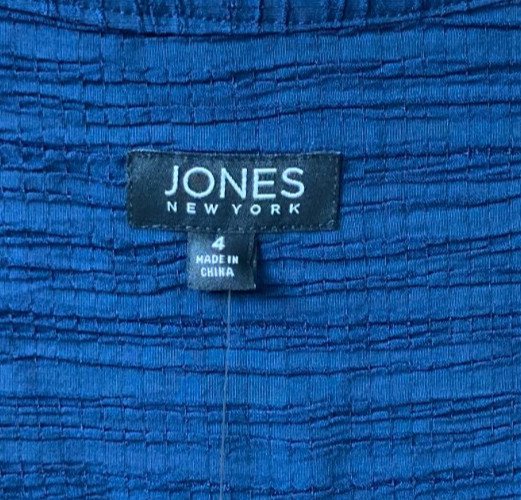 NWT $99 Jones NY Shift Dress Crushed Chiffon Sleeveless Career Casual Women 4