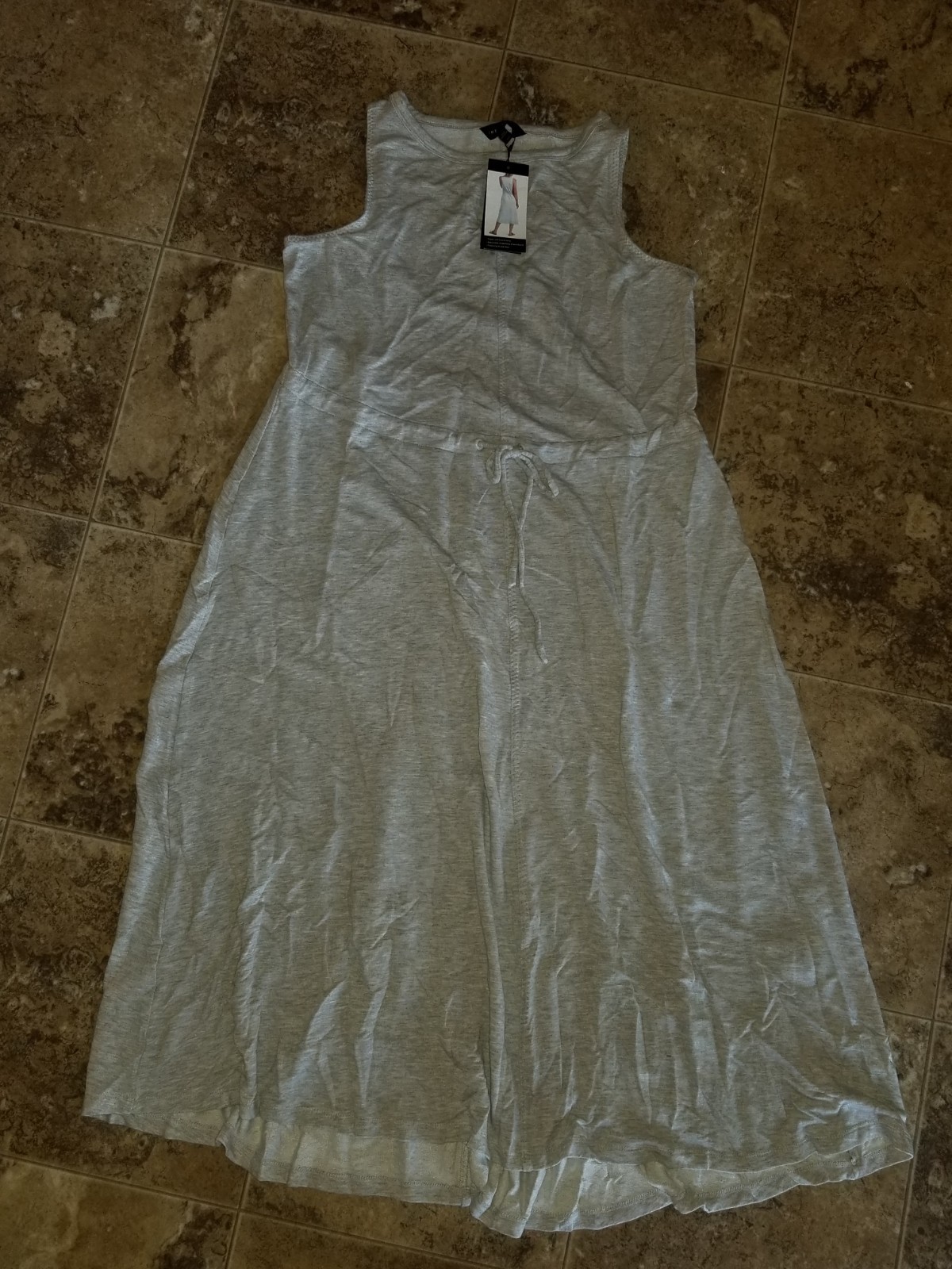 Nwt Womens The Limited Signature Midi Dress Peachy Pink Heather Gray M 2XL XL
