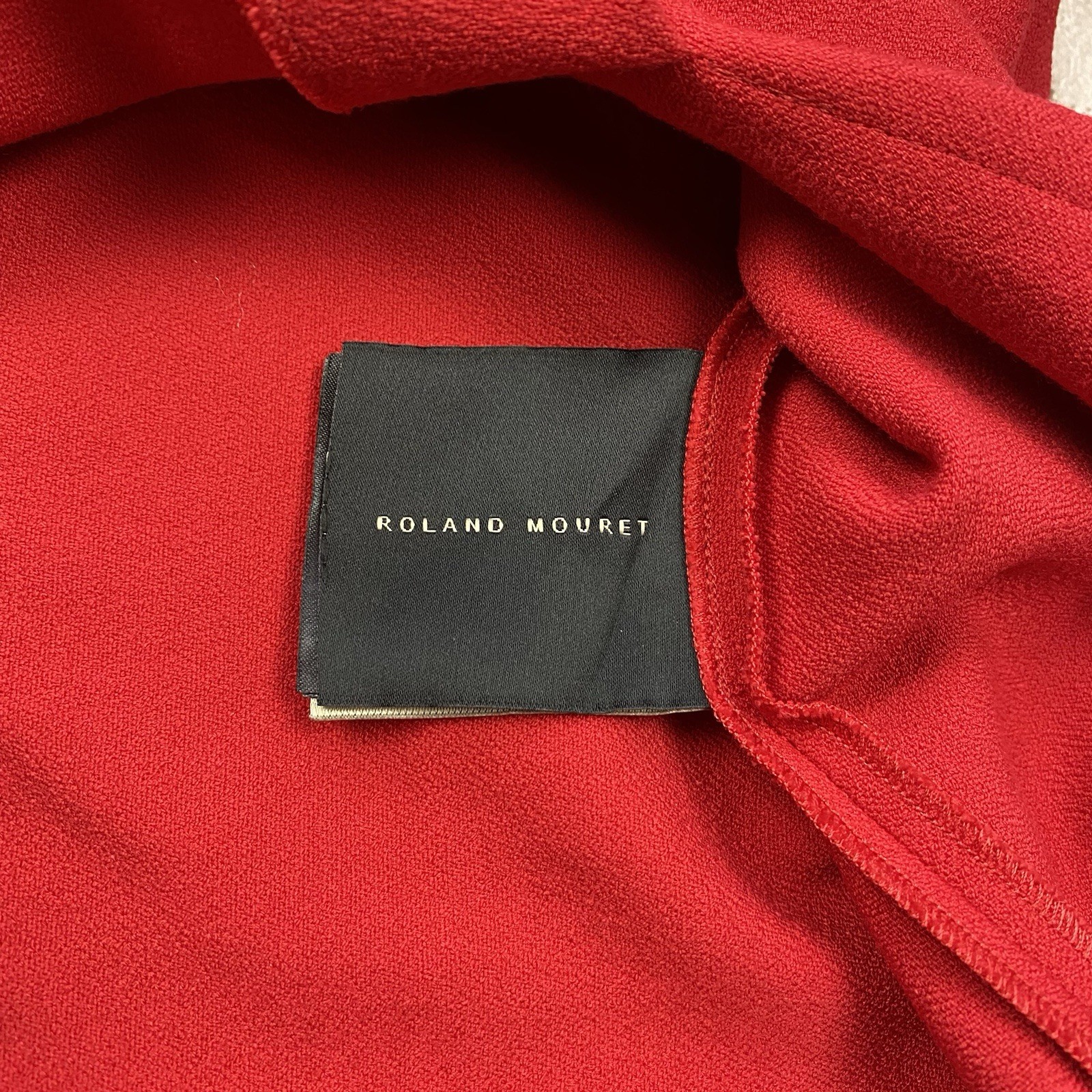 Roland Mouret Red Dress Good Condition 1500$ Size Us 8 UK12 IT44 D38