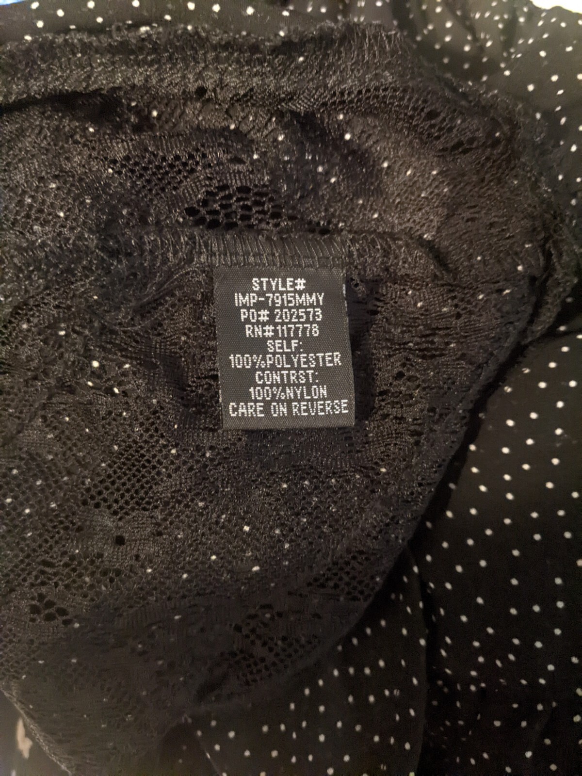 Stella Laguna Beach Women’s Dotted Sheer Dress Sz Small Polyester/Nylon Blend