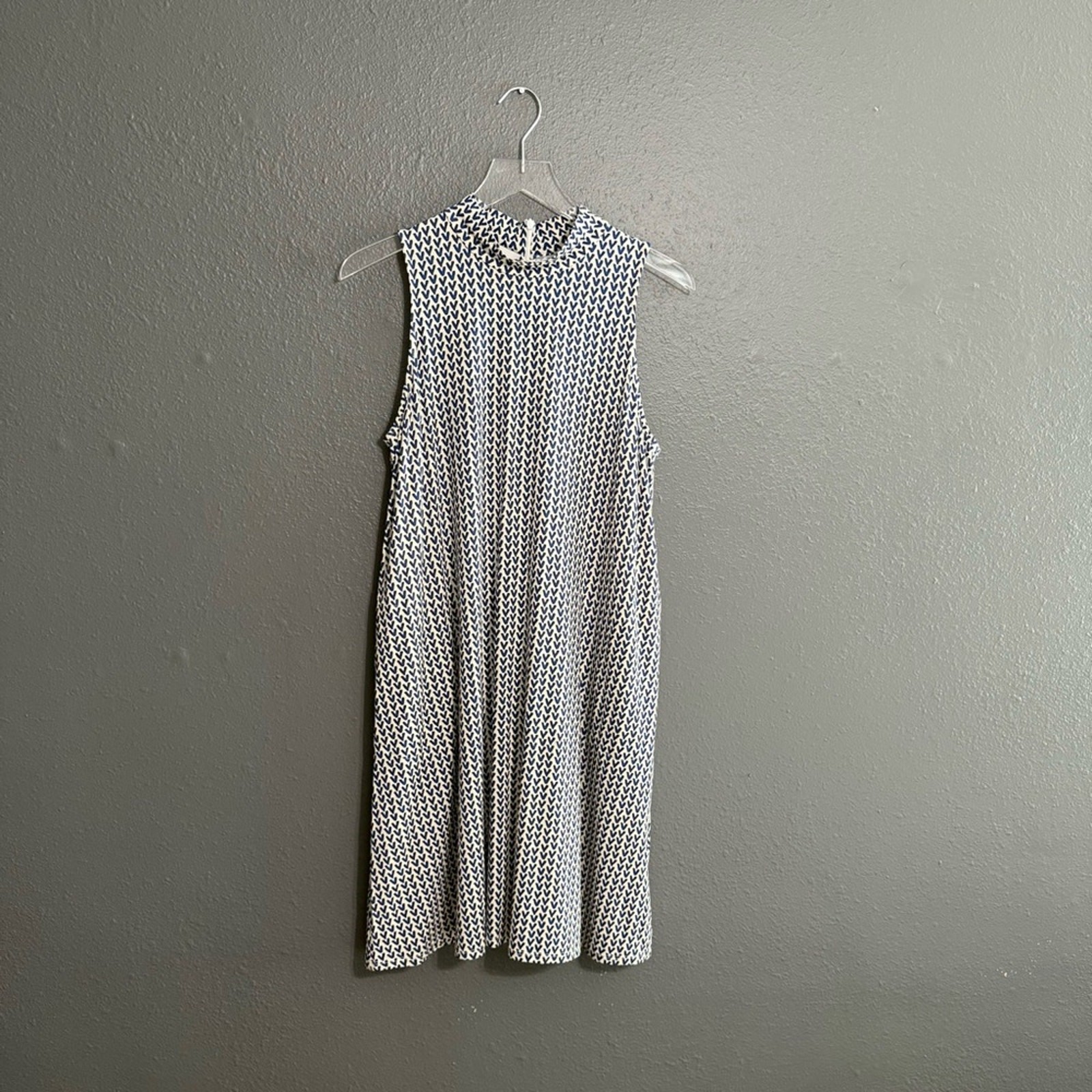 Sara Campbell Mock Neck Midi Dress Limited Edition Size M