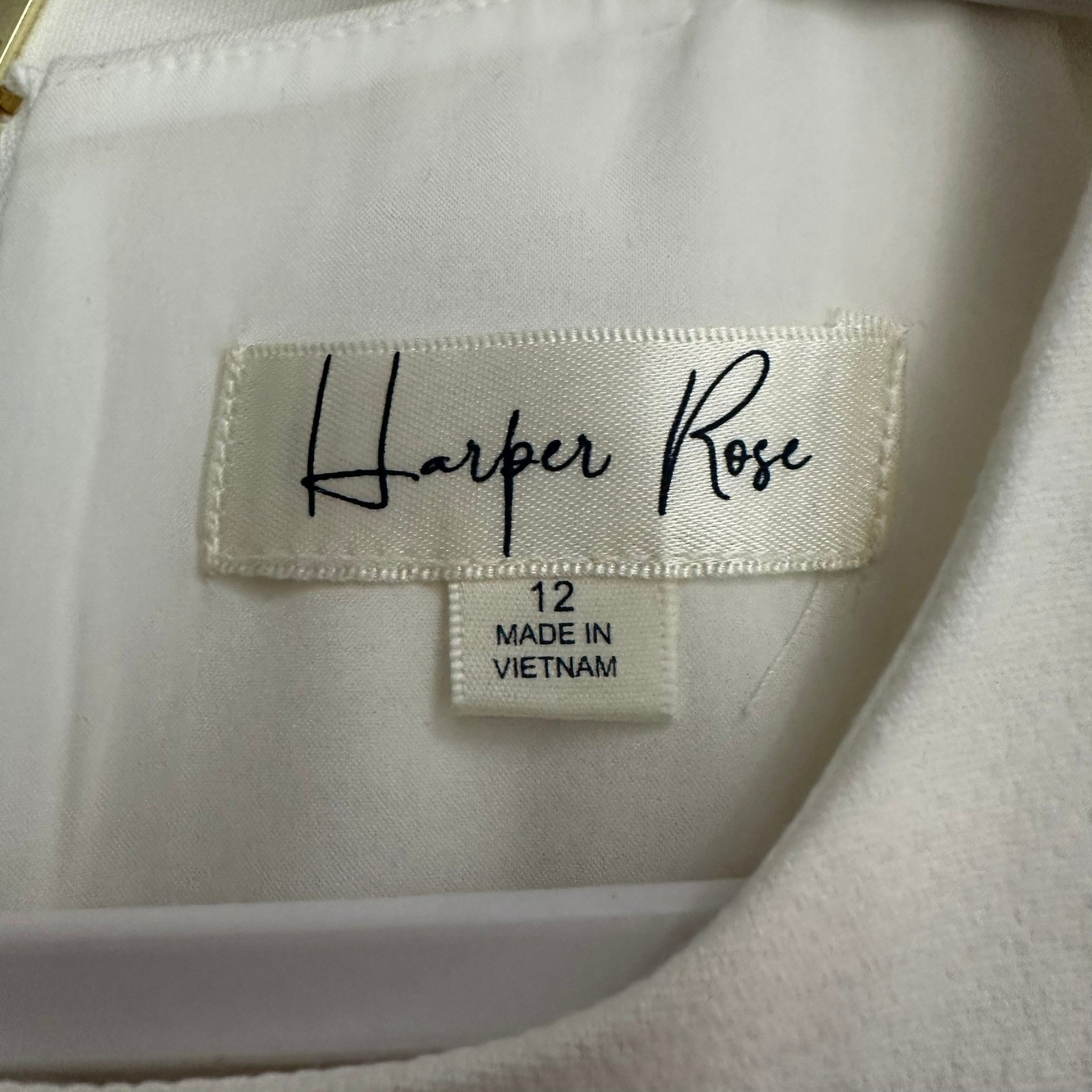 Harper Rose Womens Mod Minimalist Dress Size 12 Old Money Chic Office Career