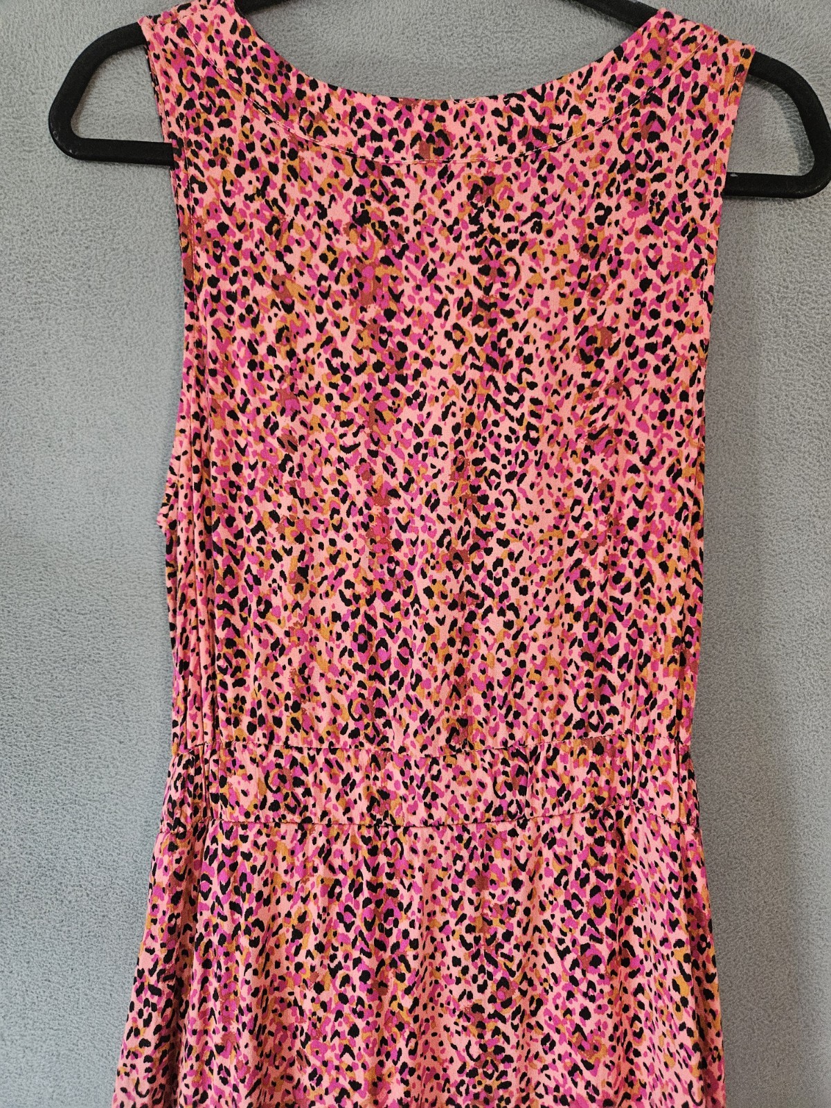 NWT Evereve Allison Joy Womens Medium Maxi Dress Wrap Pink Cheetah Glenna Tank