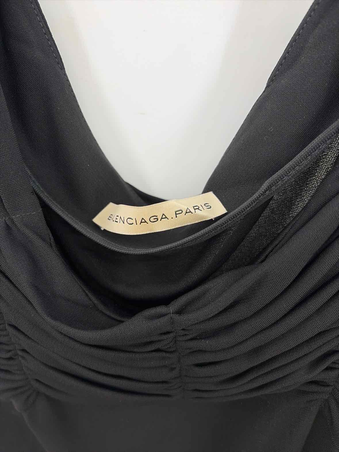 Pre-Owned Balenciaga Black Size 38 Short Short Sleeve Dress