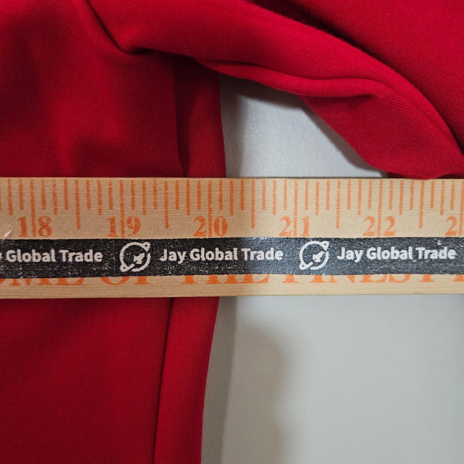 Jude Connally Franca Red Feather Cuff Dress Womens XL Long Sleeve Holiday NEW