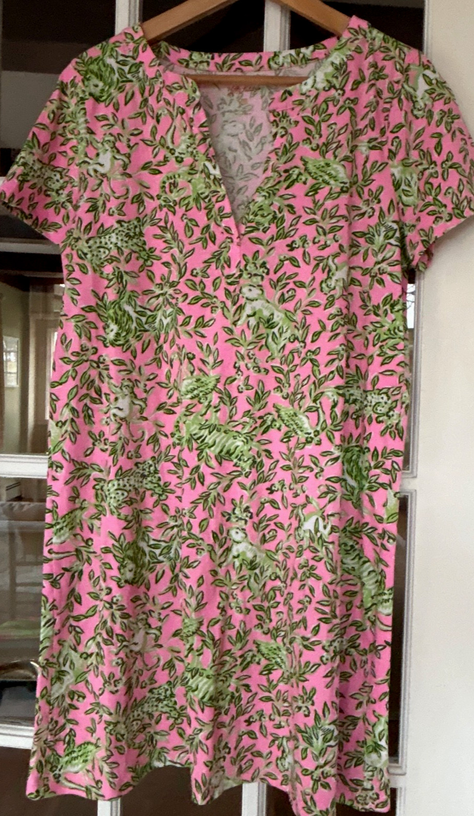 New Lilly Pulitzer Dev Dress Mane Character Energy Size Large (28023C)