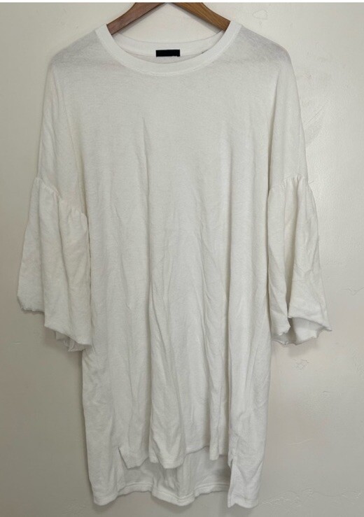 ATM Anthony Thomas Melillo Ruffle Sleeve Dress
