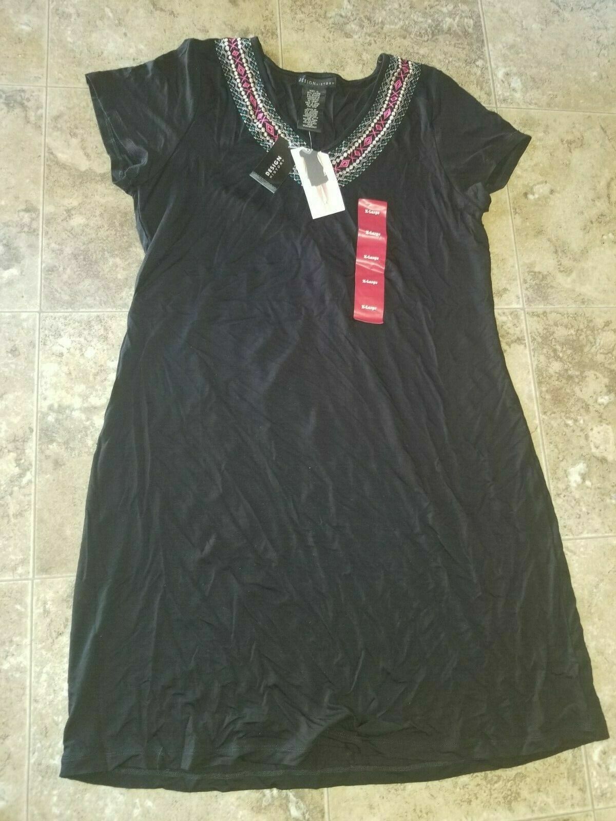 New Womens Design History T-Shirt Dress Short Sleeved Black S M L XL