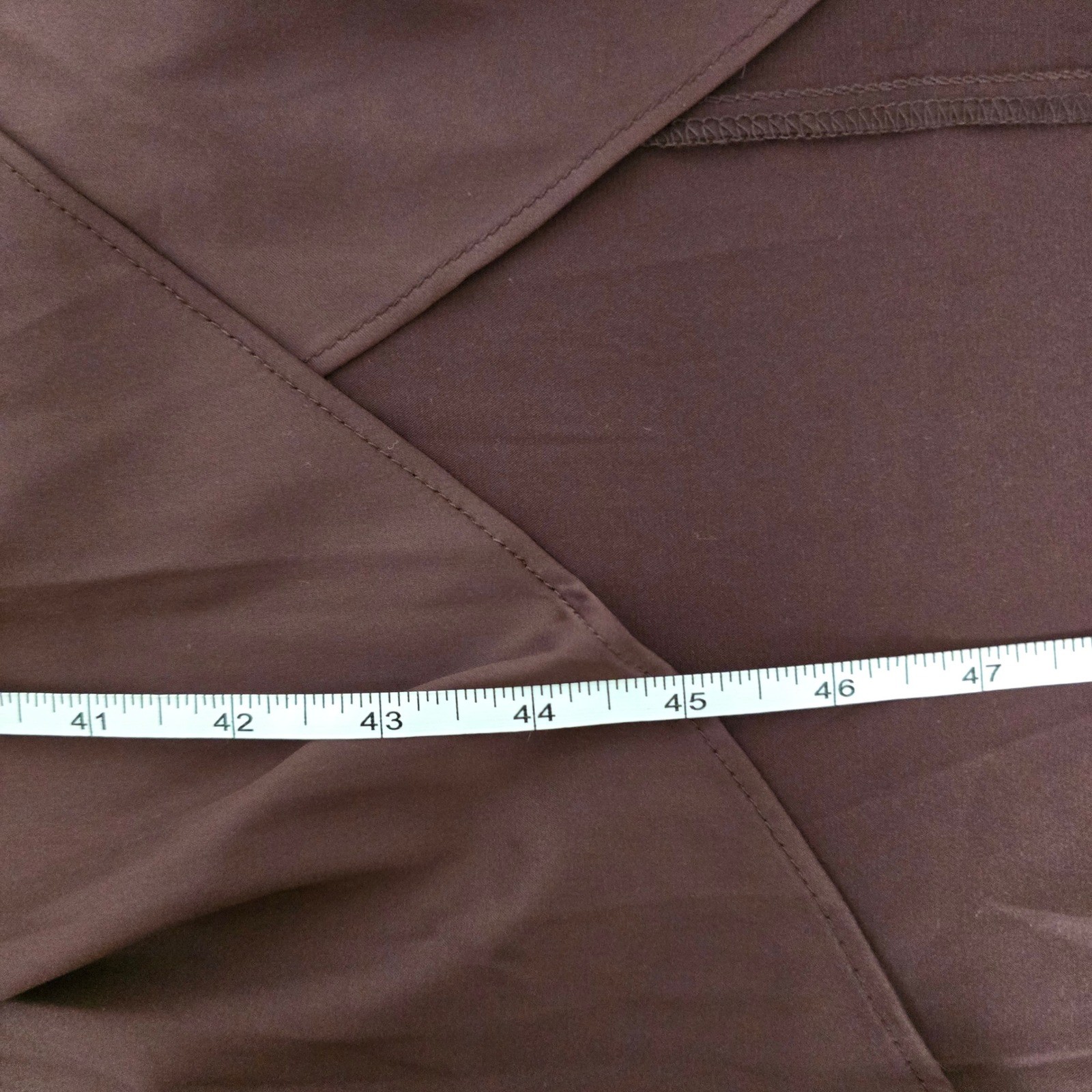 NWT Baltic Born Celia One Shoulder Midi Dress Clove Brown Wrap Tie Size Medium
