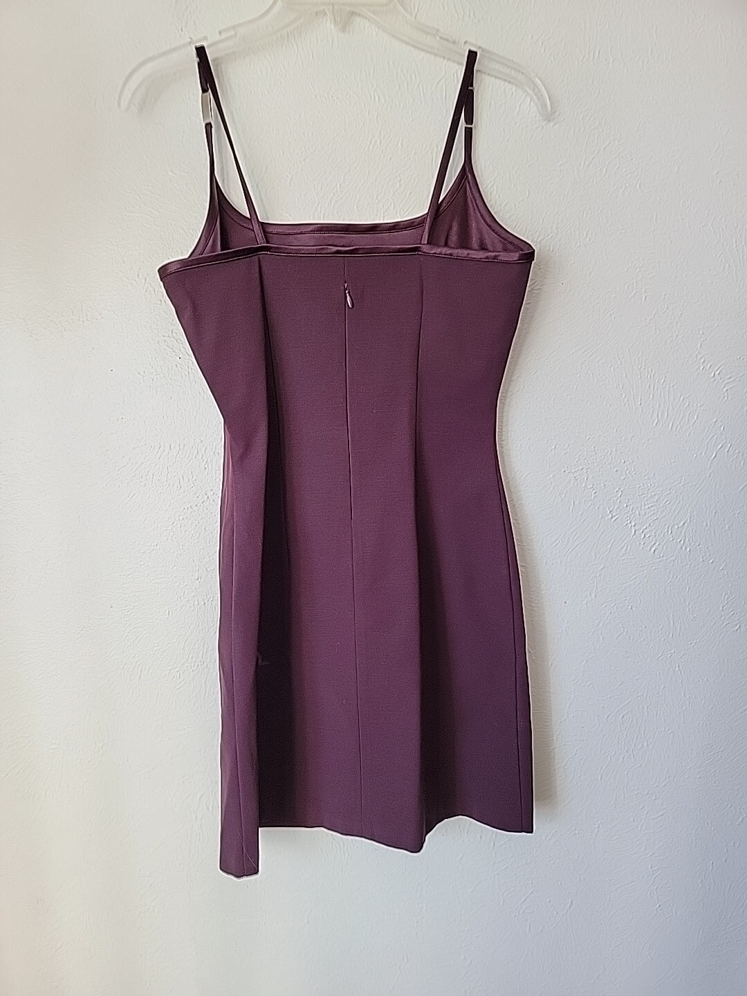 Maria Nero Blanco Y2k Mini Dress Purple Spaghetti Strap Scuba Large Runs Small