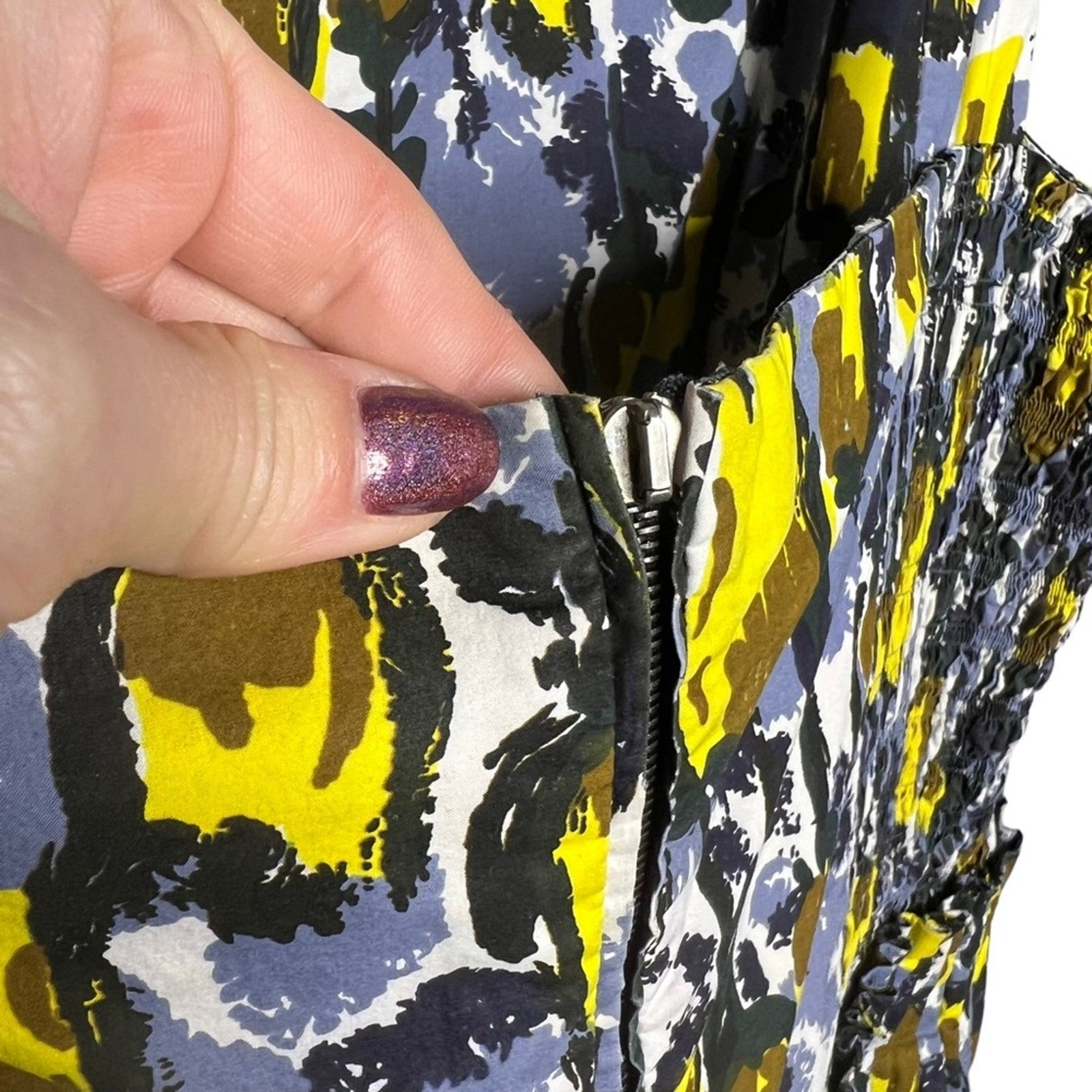 Marni Citrus Full Skirt Dress