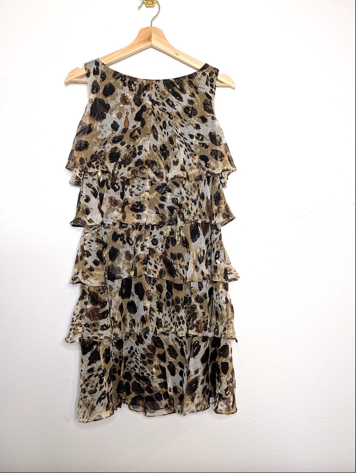 Vintage Animal Print Mini Dress
