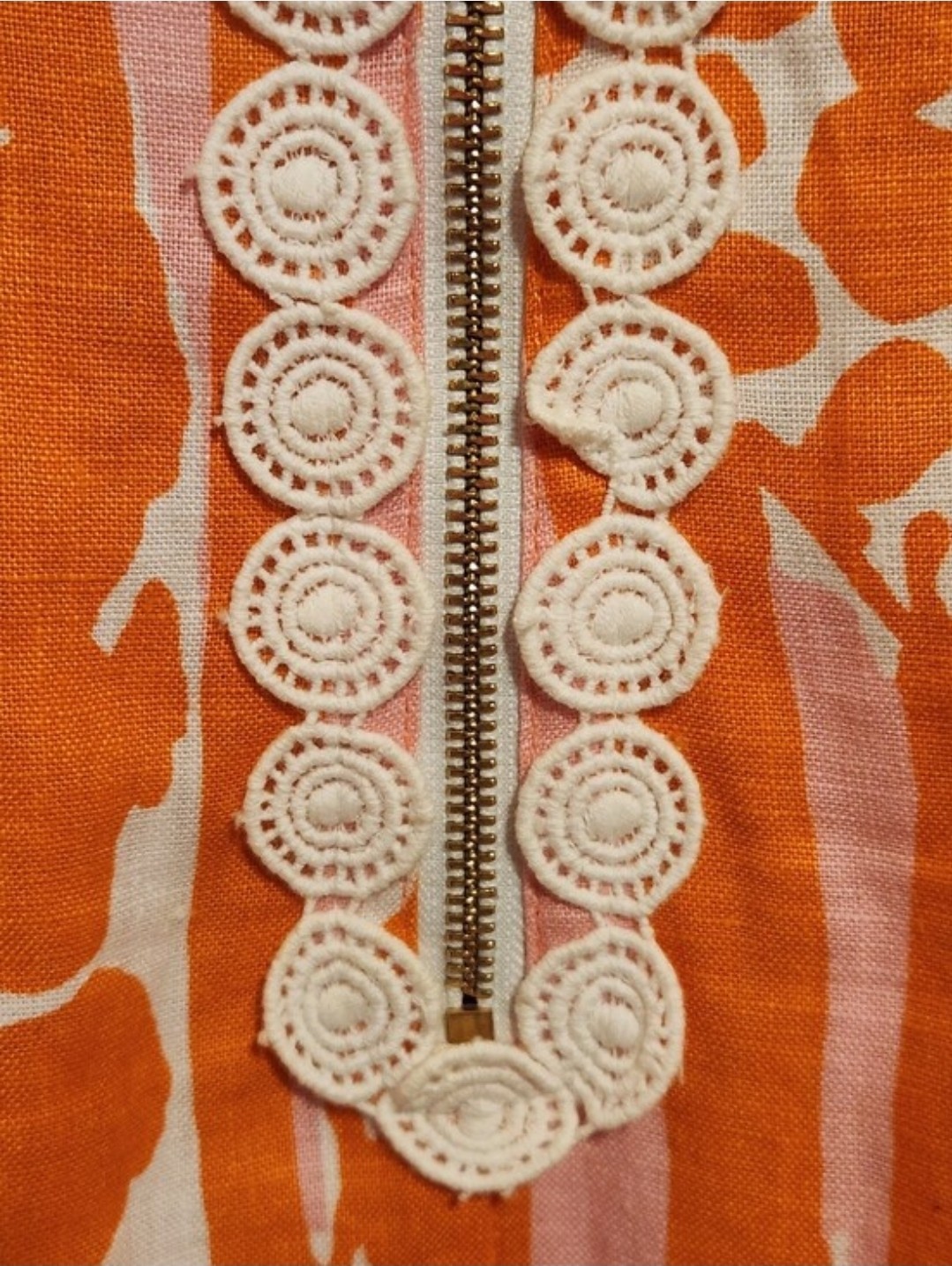 🆕️ 🦒SIZE 14 Lilly Pulitzer X Target🦒 – “Giraffeeey” Orange/White Linen Dress