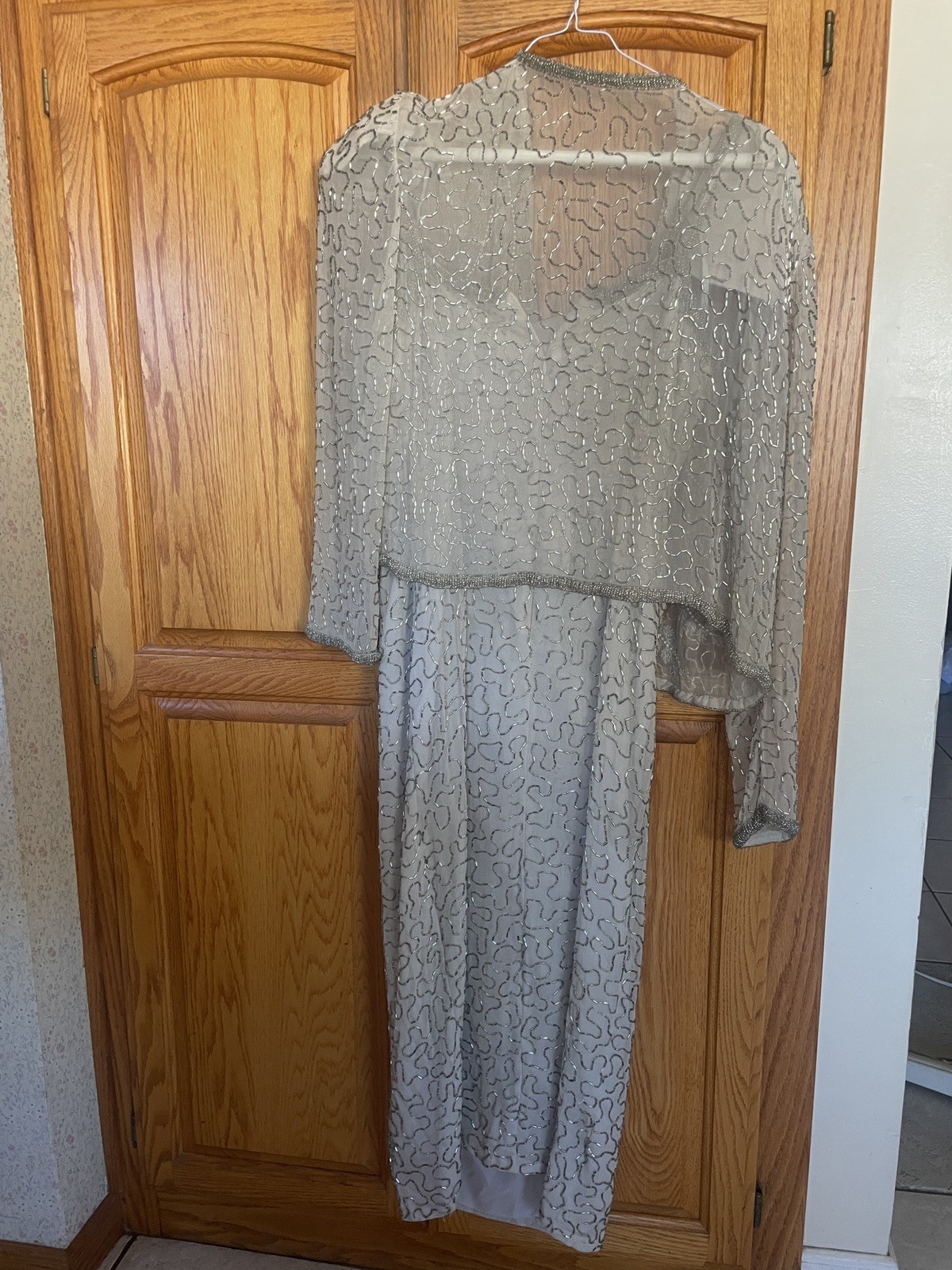 Formal Evening Wear Dress With Sequence