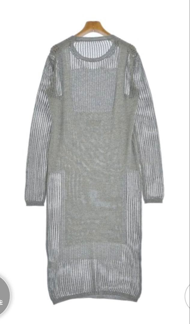 USED PLY BY RAGNE KIKAS KNIT LONG-SLEEVED TOP, GRAY, Y’S SIZE 2 GOOD