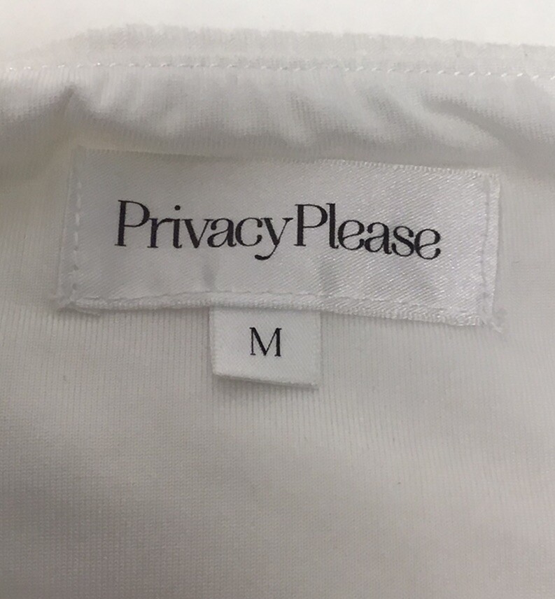 Revolve Privacy Please White Ruffle Dress Sleeveless Size Medium NWT