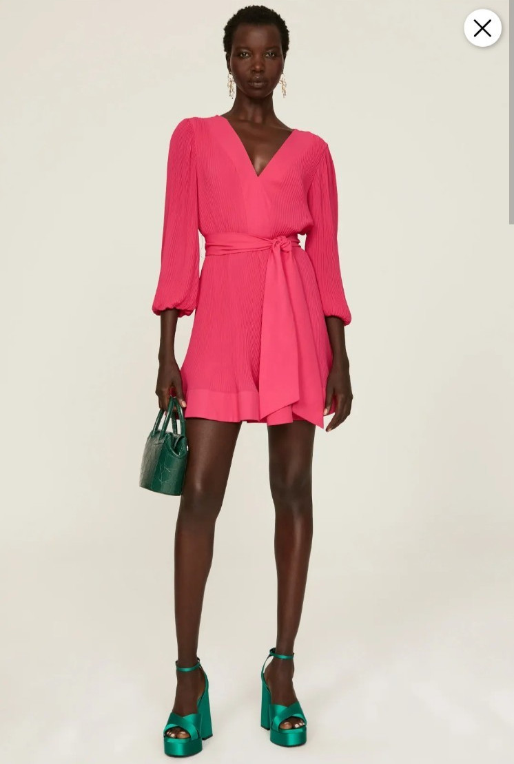 MILLY LIV PINK DRESS SIZE 6 MSRP $395