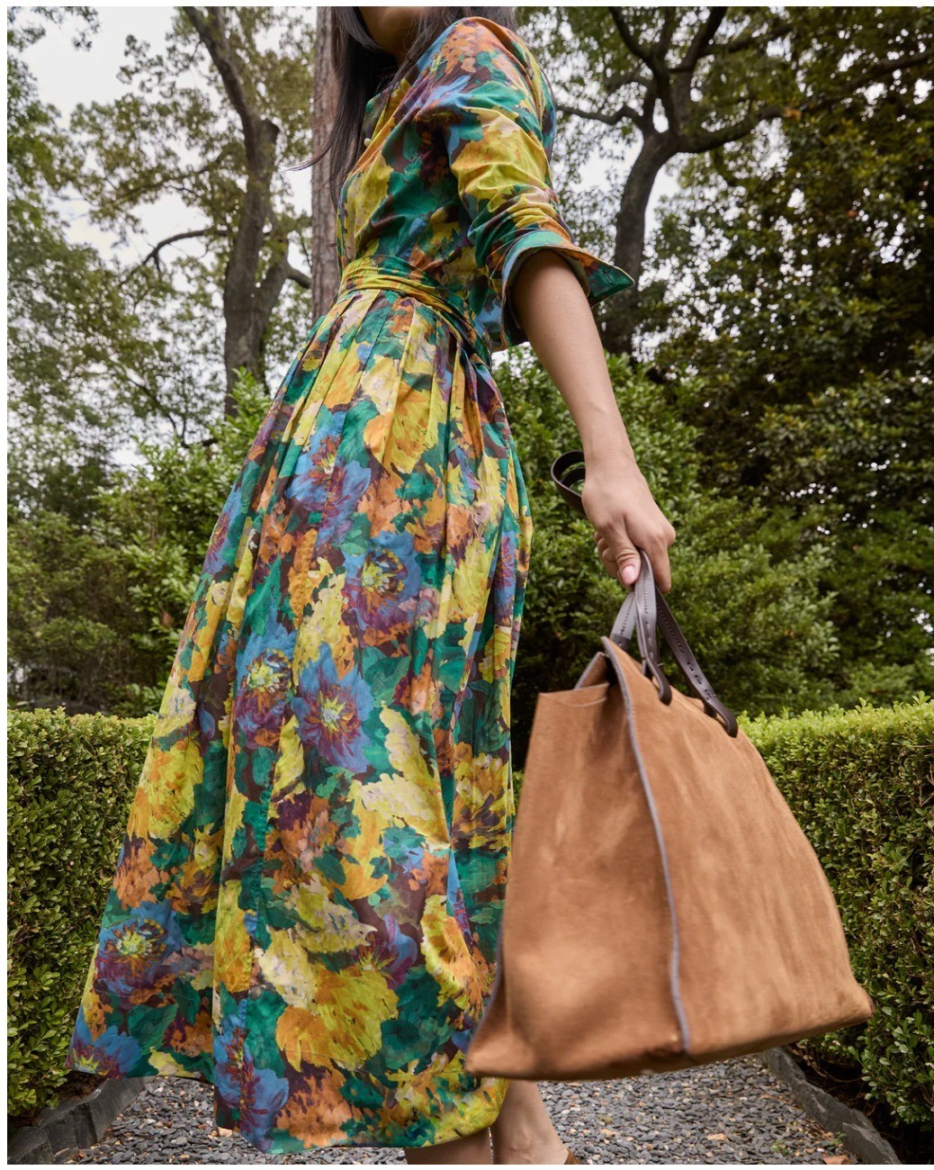 Ann Mashburn S Multi Artists Bouquet Liberty Classic Shirtwaist Maxi Dress NEW
