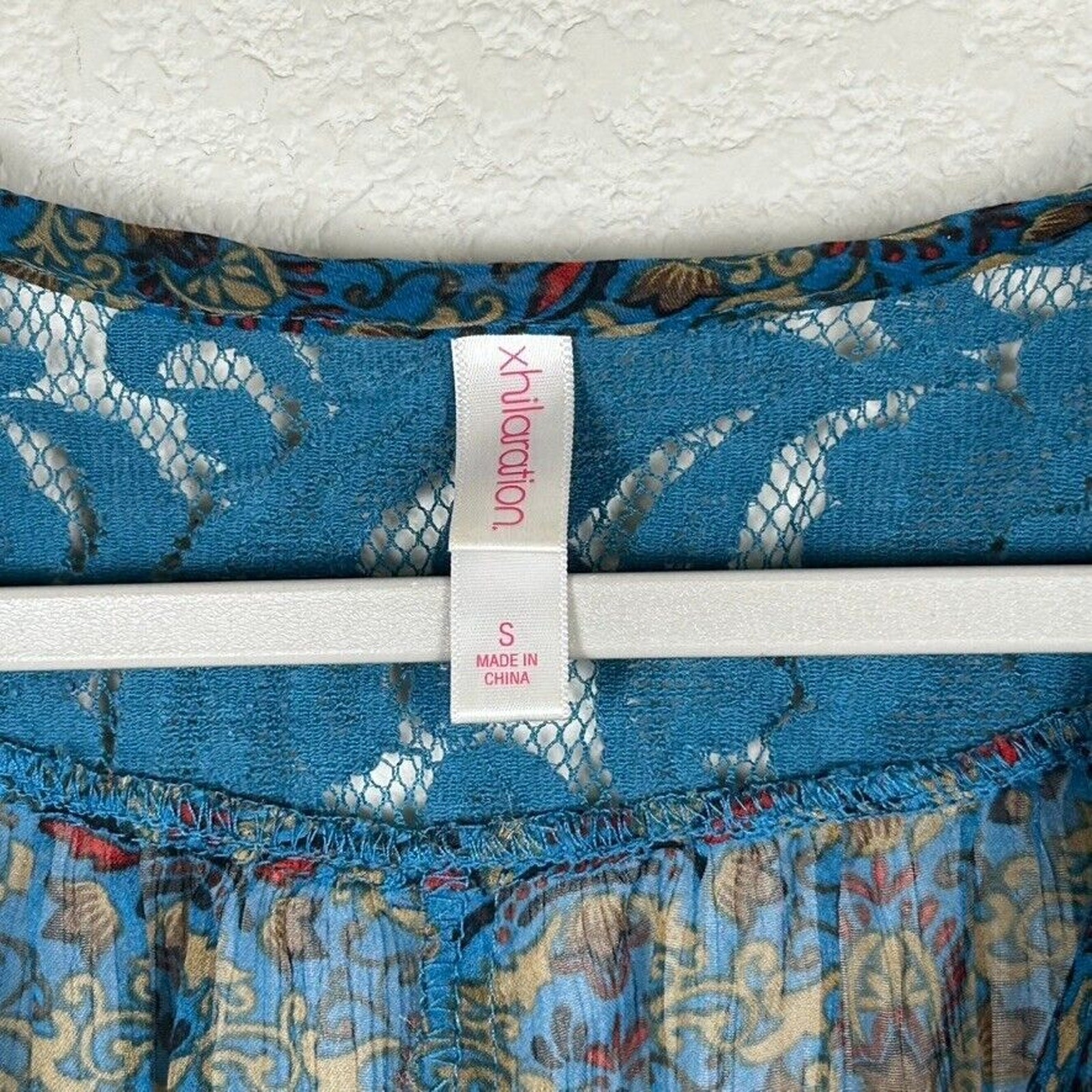 Xhilaration Women’s Sz S Babydoll sheer mini dress/tunic Fairy Hippie Bohemian