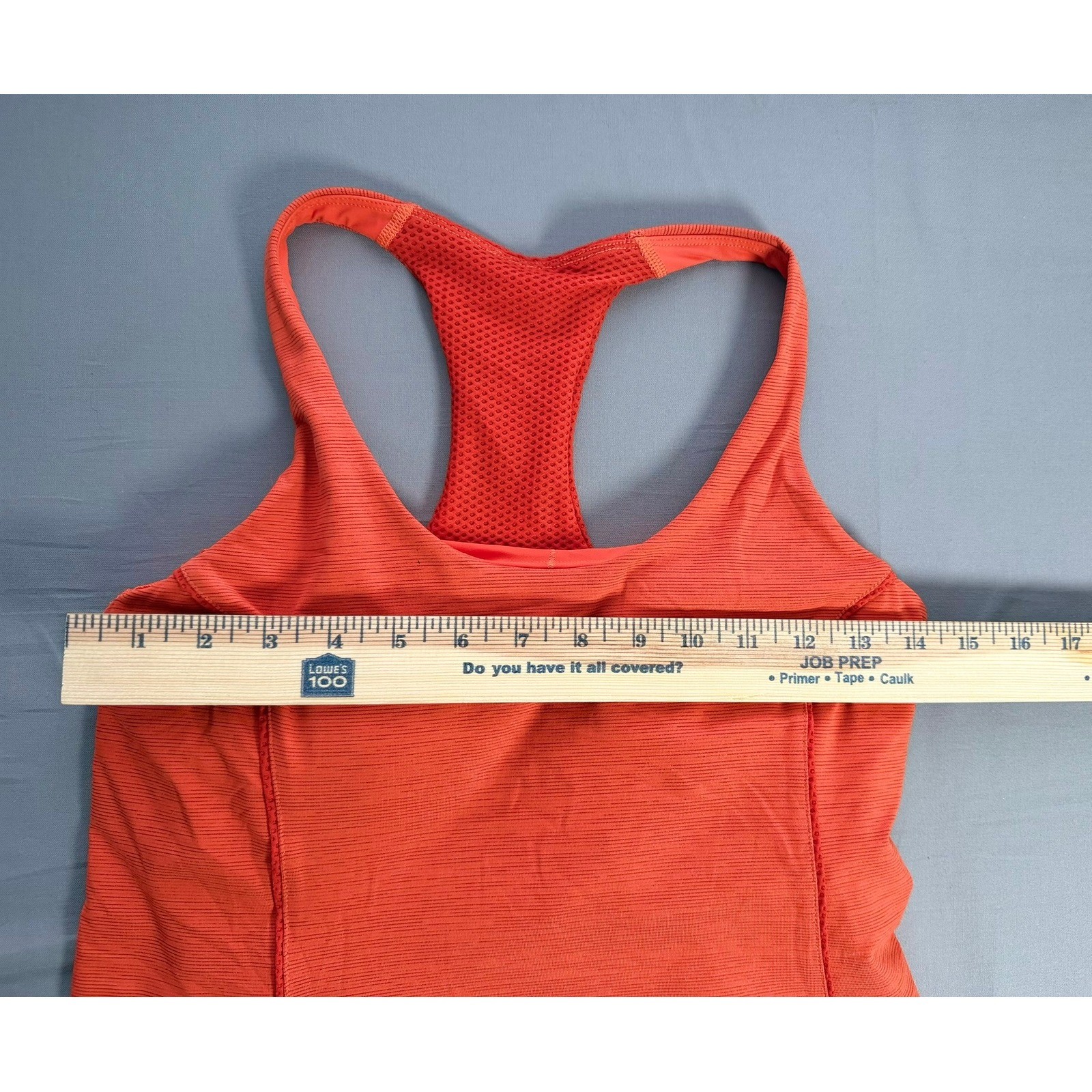 Outdoor Voices Exercise Dress Orange Racerback Mesh Athletic Mini Dress Medium
