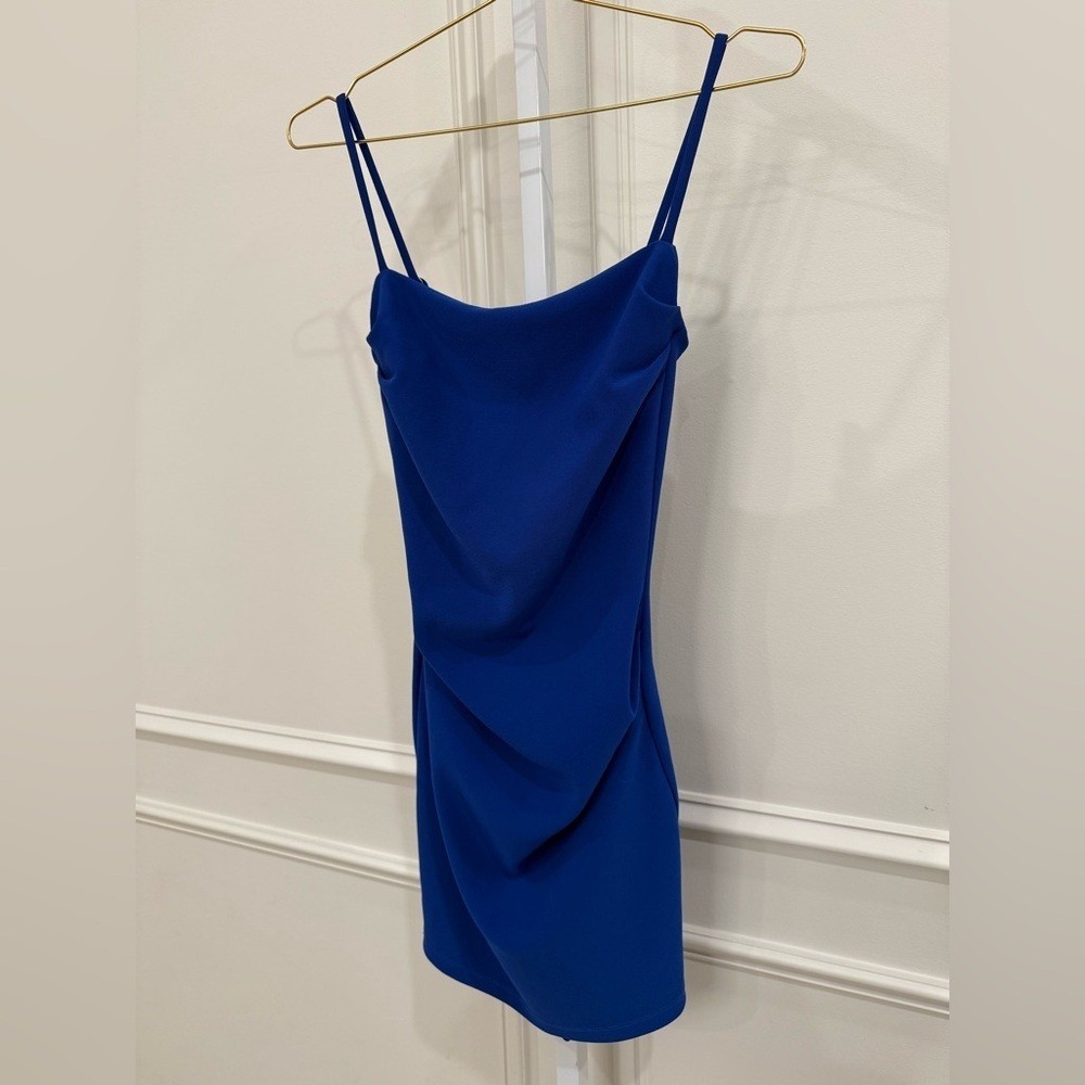NWT Nookie Tease Mini Dress in Royal