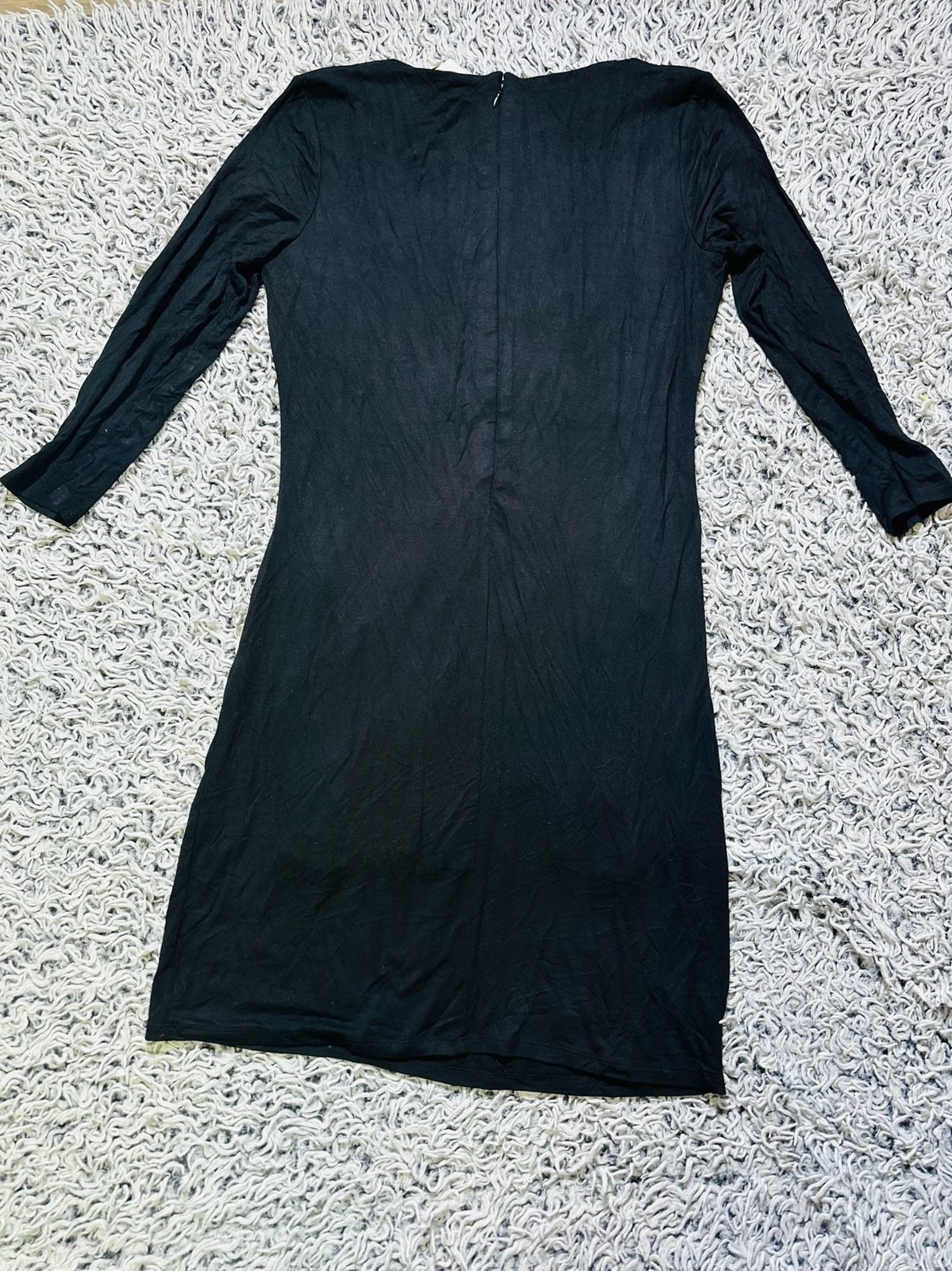 Premise Dresses Black Long Sleeve Studded Rhinestone Embellished Bodycon Dress