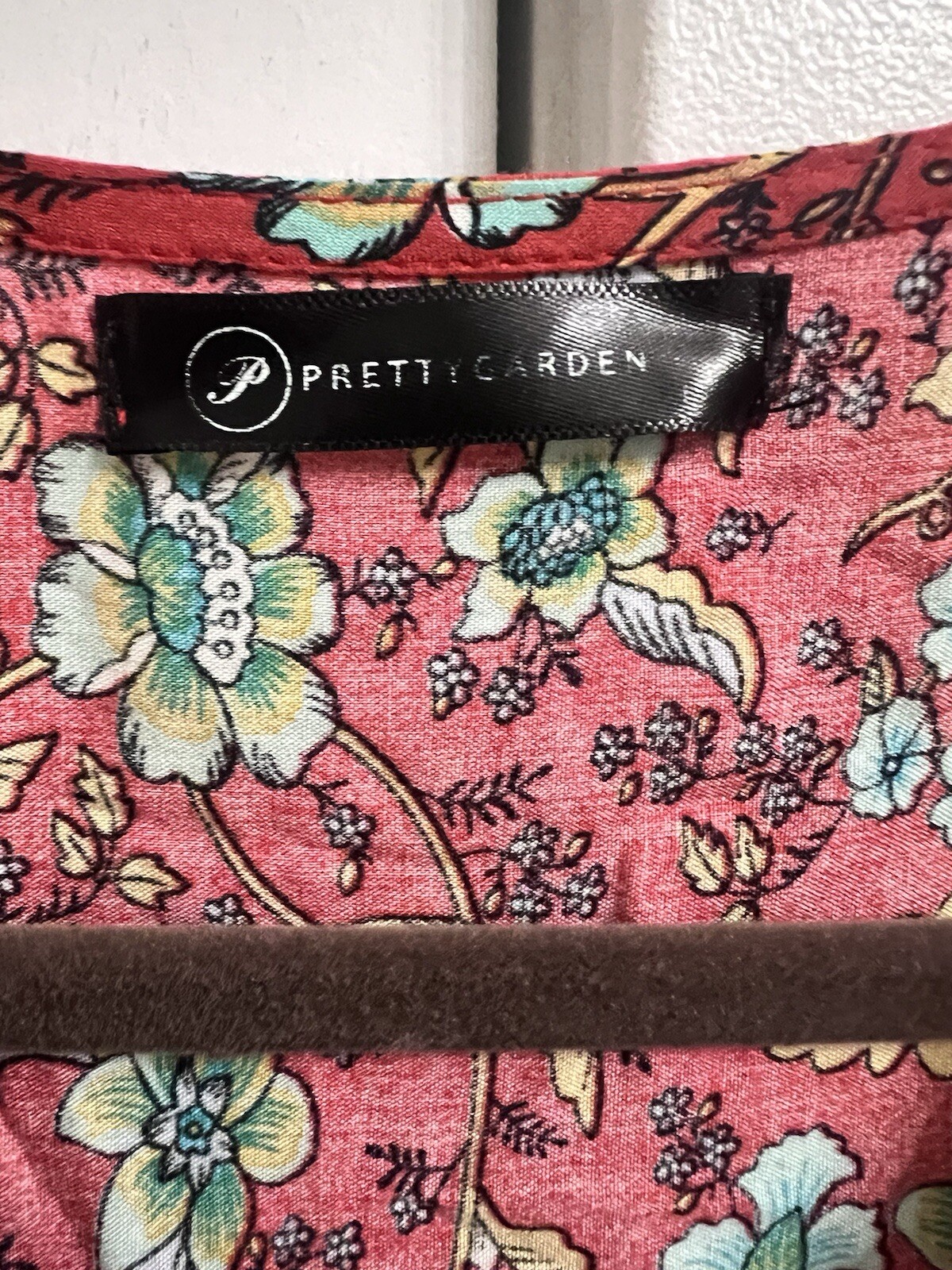 Pretty Garden Maxi Floral Multicolor Boho Flowy Dress Women’s Medium