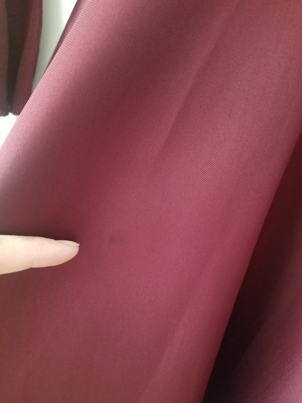 Ted Baker Zadi Midi Dress Knitted Bodice Burgundy Maroon Size TB 3 UK 12