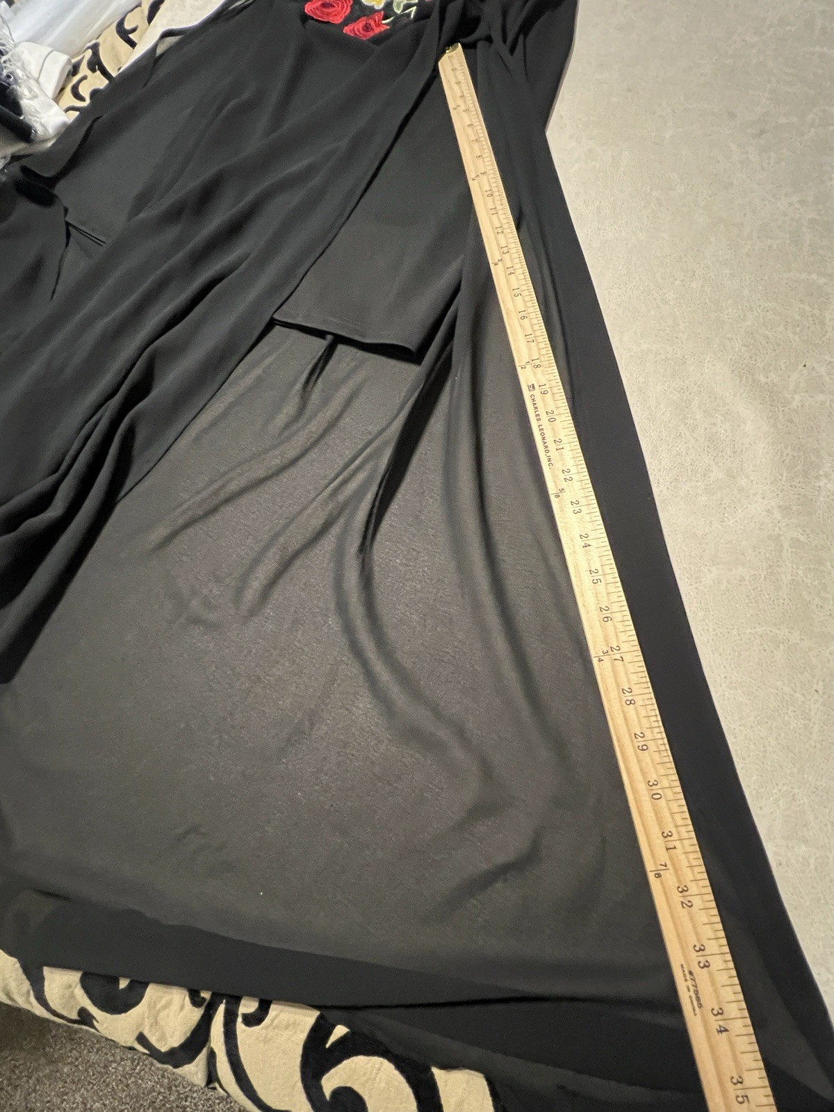 Gianni Bini NEW Short Black Dress w/Sheer Maxi Overlay. High Side Slits. Size S