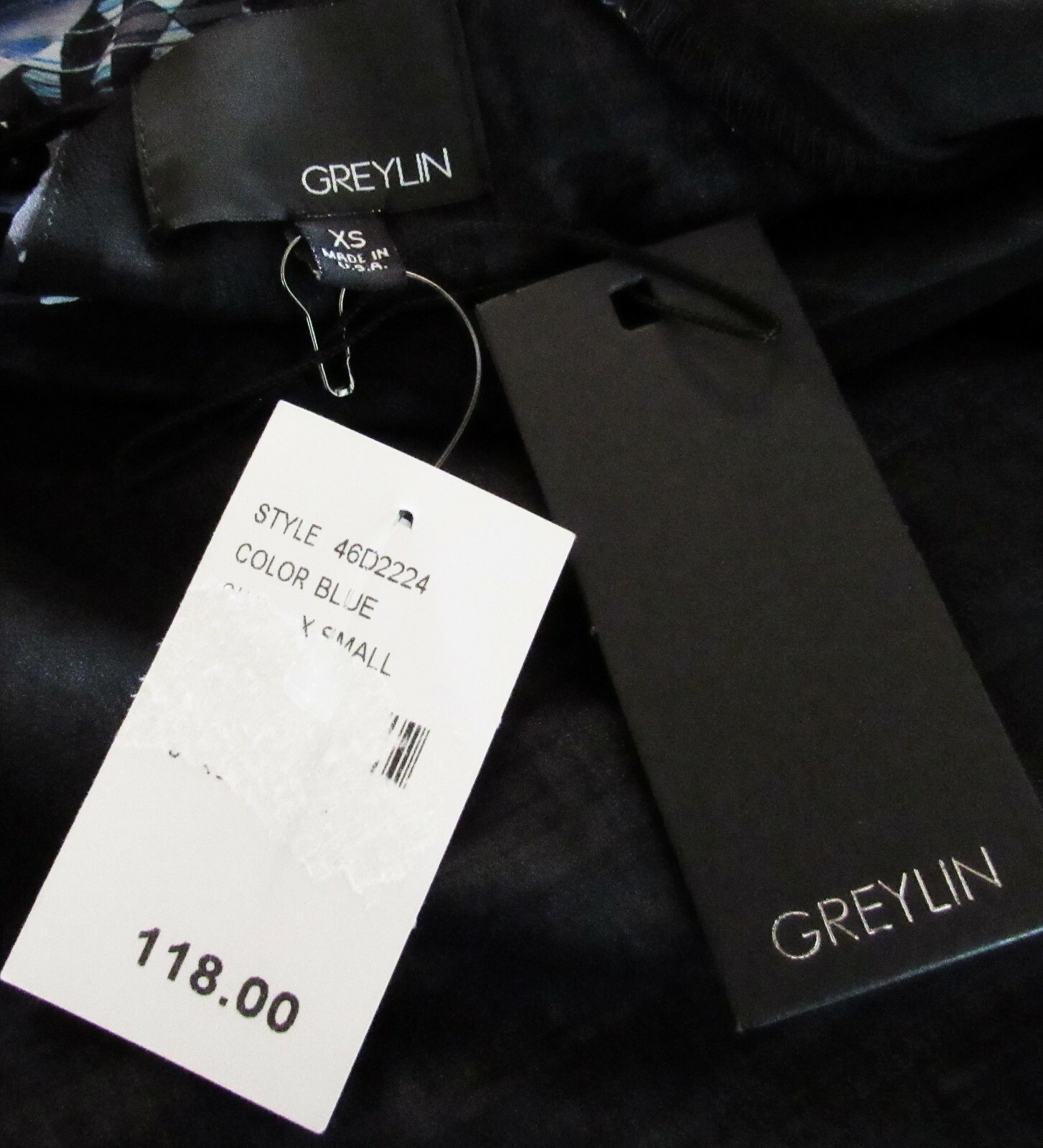 Greylin Size XS Geometric Kaleidoscope Print Keyhole Back Shift Dress