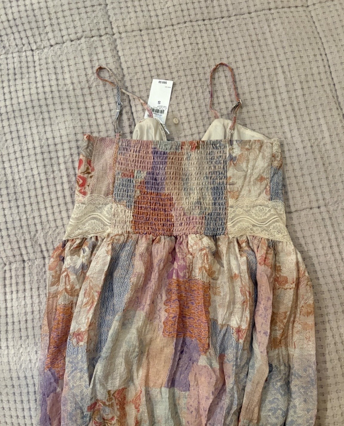 And Now This Women’s Size Small Button down Patchwork Dress
