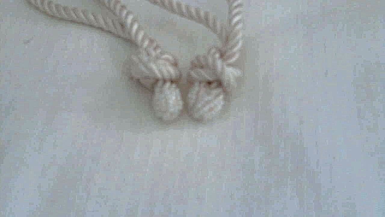 Cascading Sequin Bag Beige White Flaps Draw Cord 8.5″ x 8″ Lined In Satin