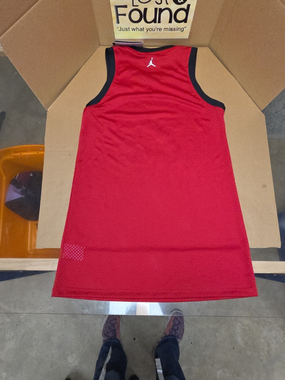 Nike Air Jordan Womens S Heritage Core Dress Jersey 23 Red DO5029-100 Loose Fit
